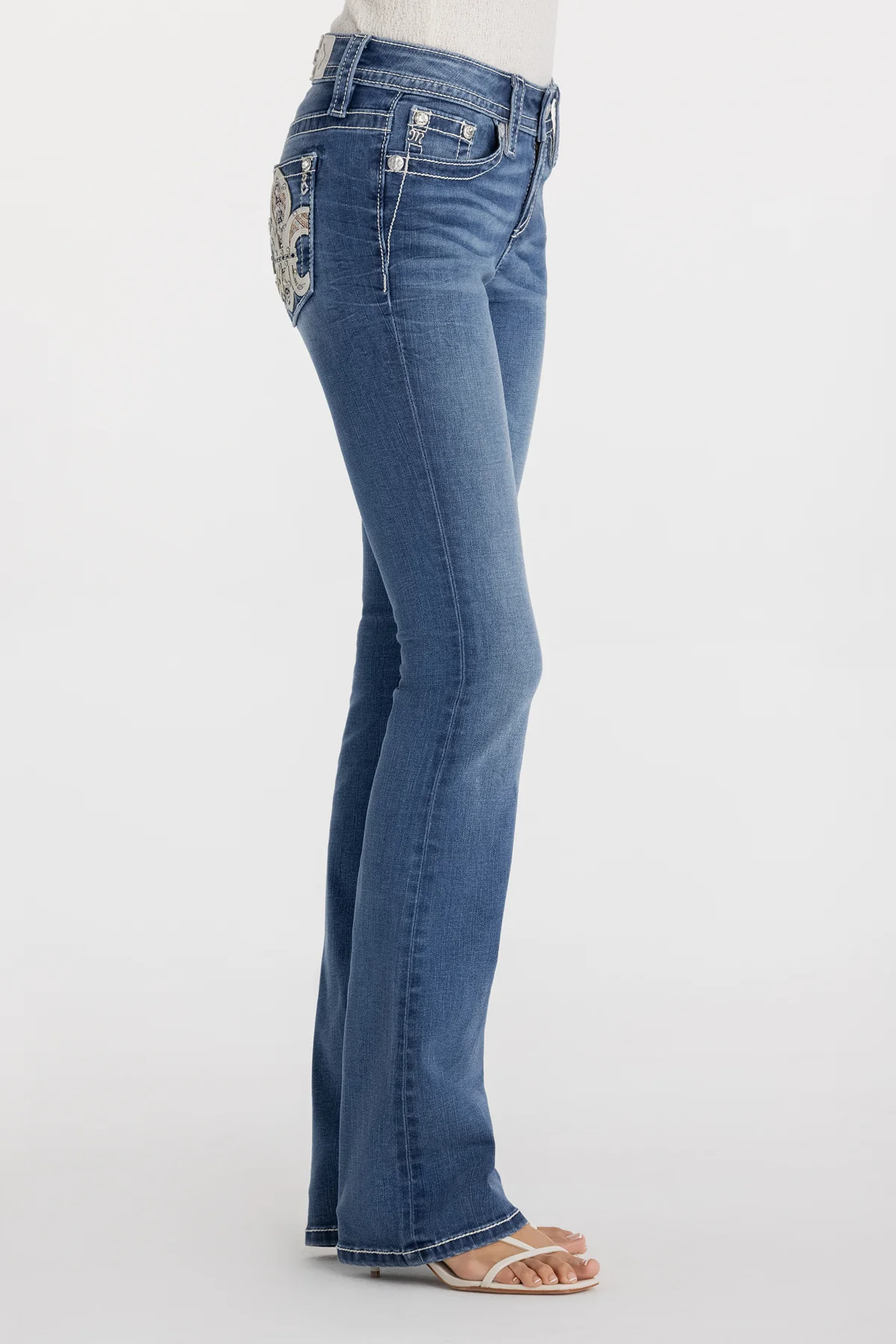 Adalie Fleur Bootcut Jeans - Image 5