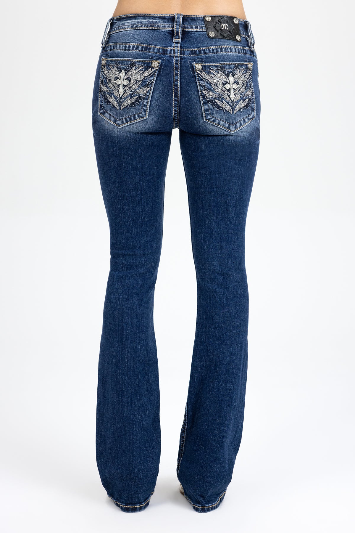 Adina Cross Bootcut Jeans - Image 2