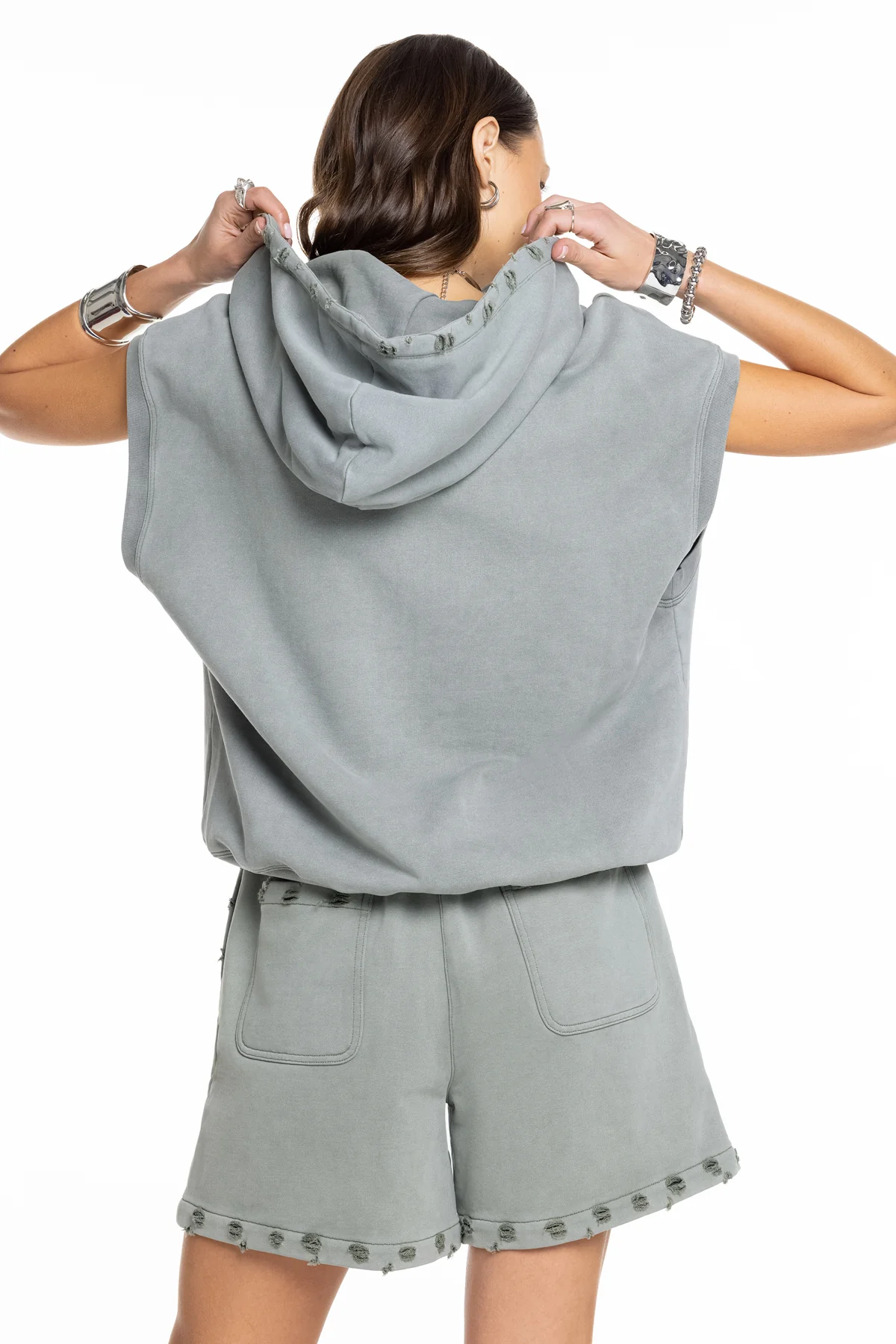 Aubrie Sleeveless Hoodie - Image 3