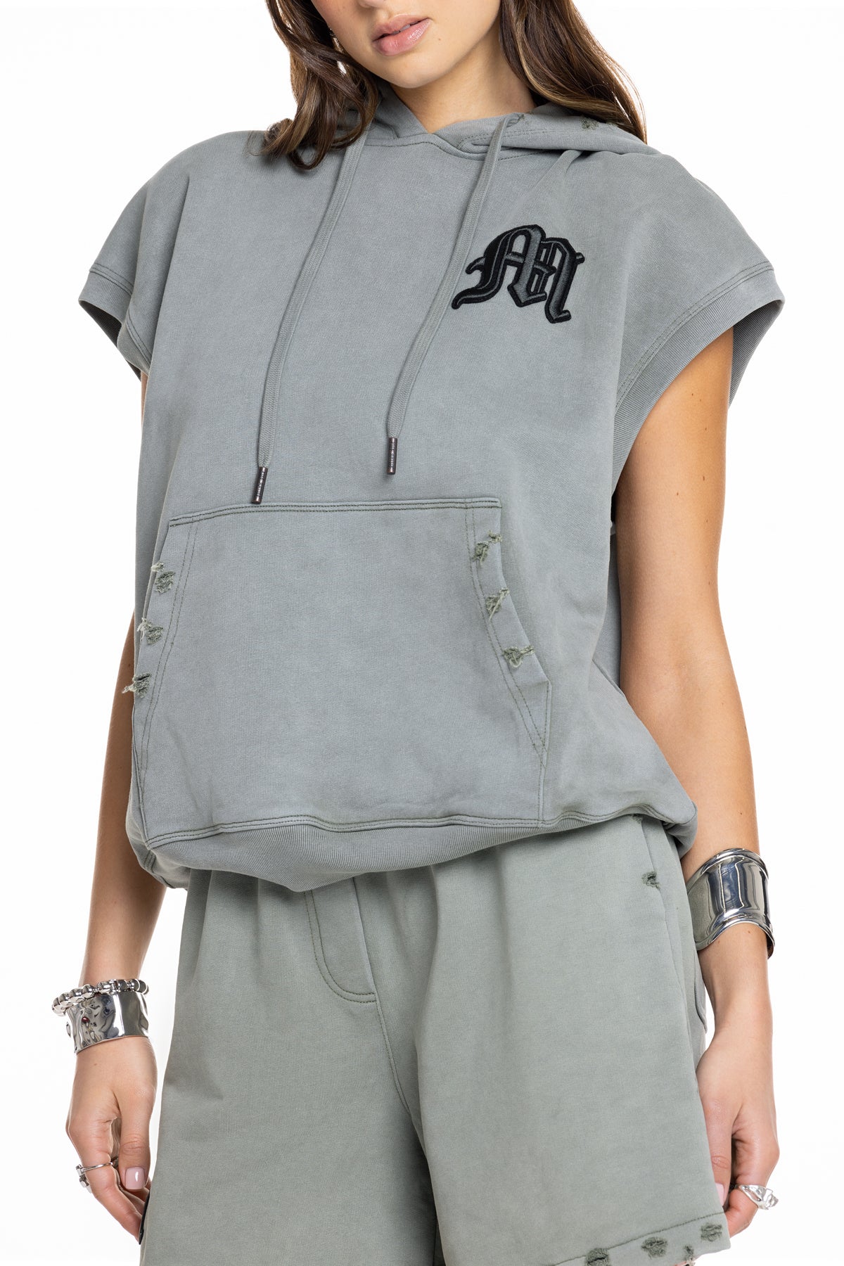 Aubrie Sleeveless Hoodie - Image 4