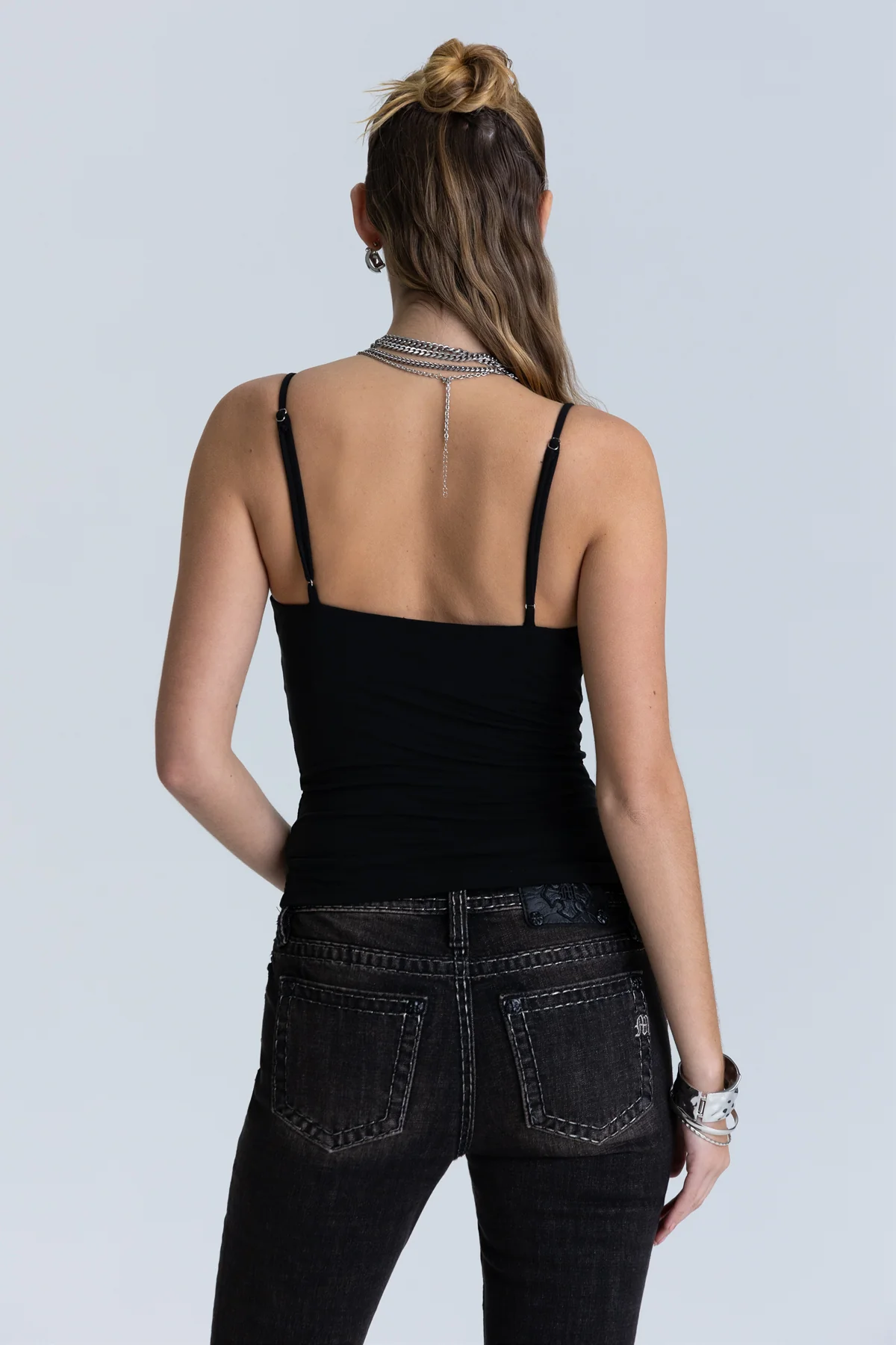Beaded Draped Cowl Cami - Image 6