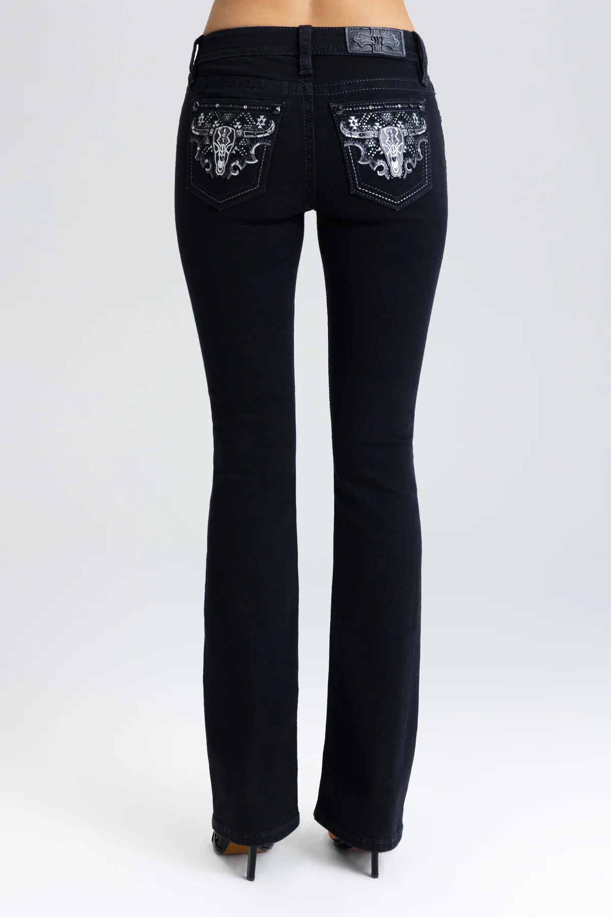 Black Spur Bootcut Jeans