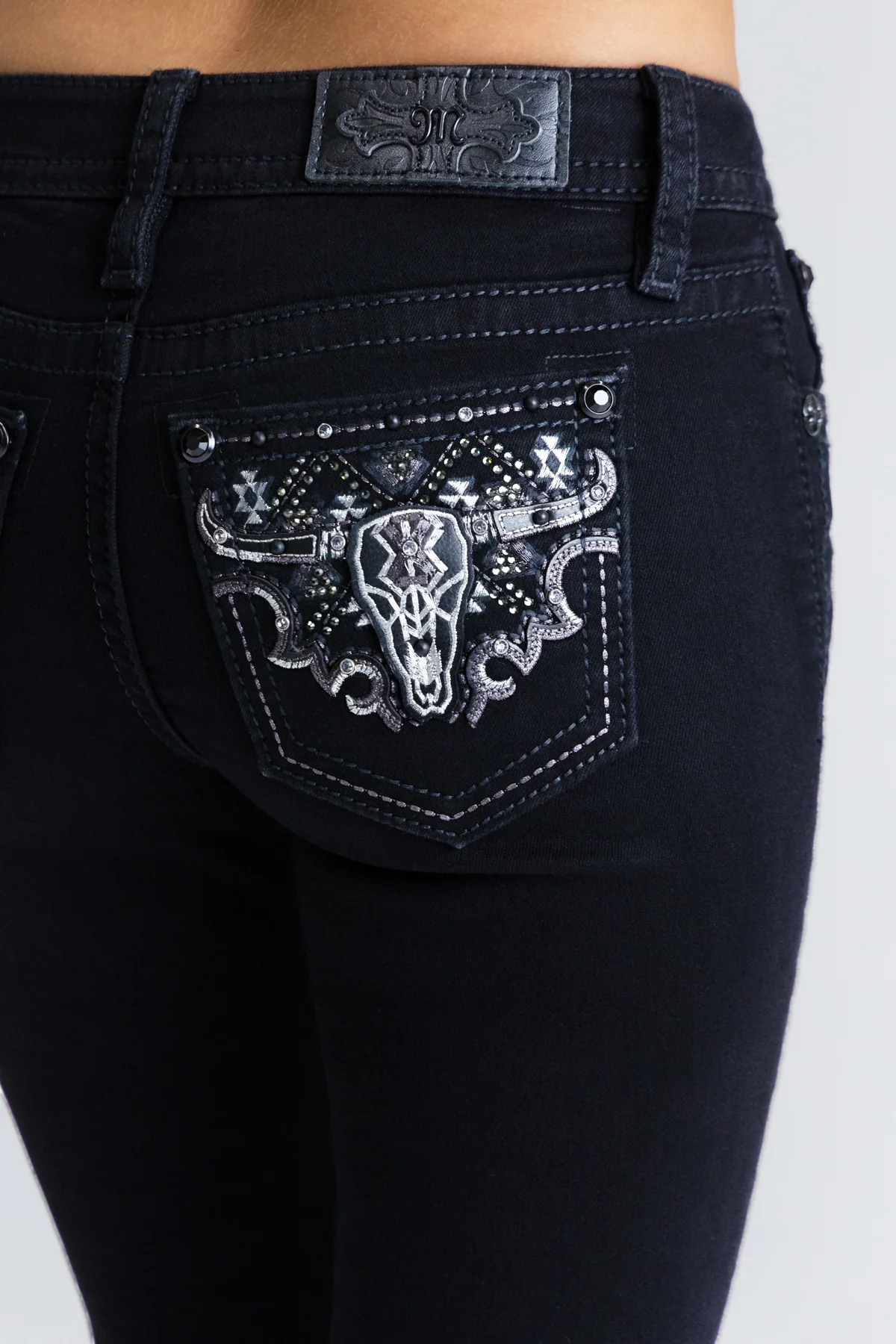 Black Spur Bootcut Jeans - Image 2