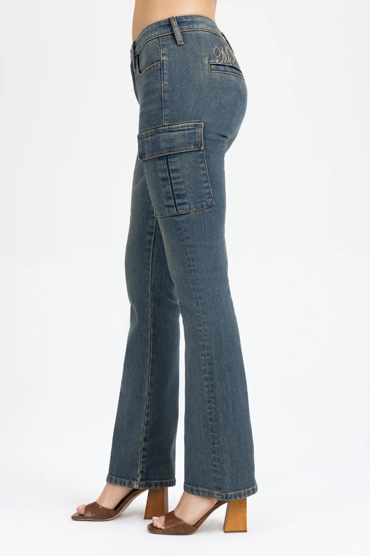 Blaine Cargo Bootcut Jeans - Image 5
