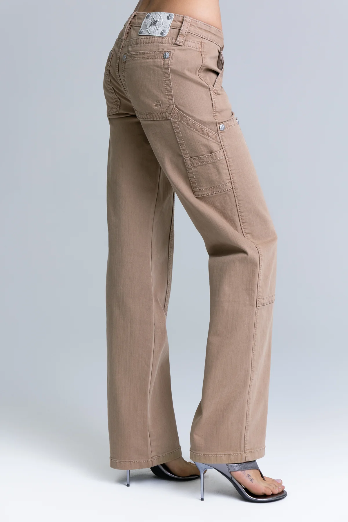 Cairo Low Rise Slim Wide Jeans - Image 4
