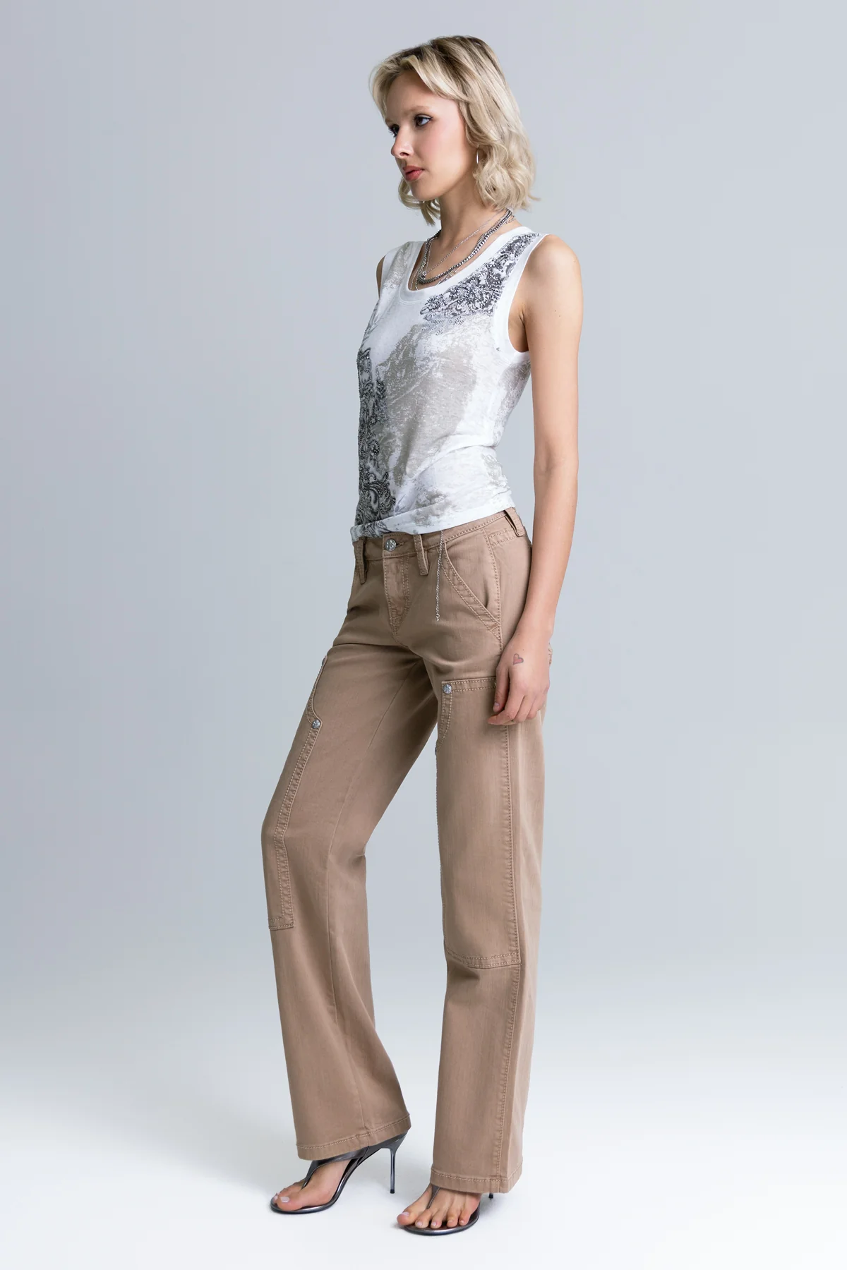 Cairo Low Rise Slim Wide Jeans - Image 7