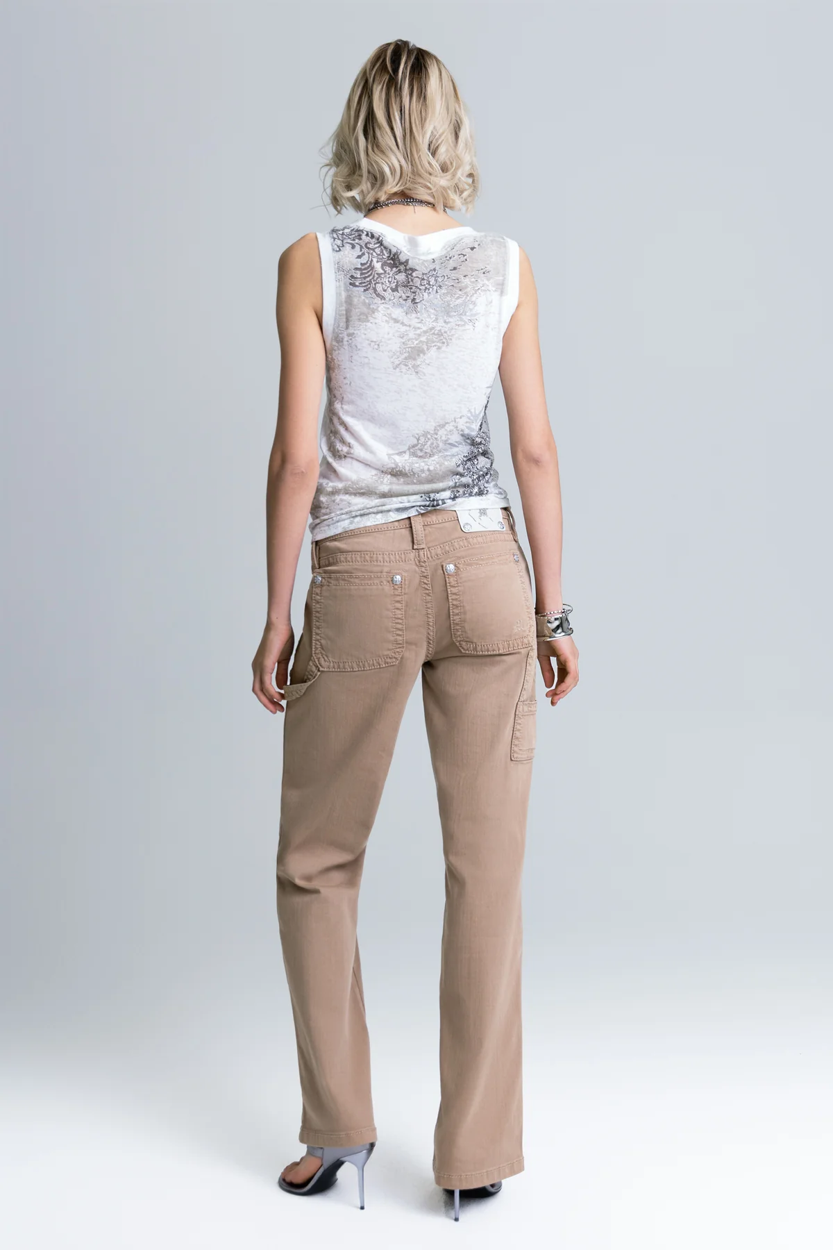 Cairo Low Rise Slim Wide Jeans - Image 8
