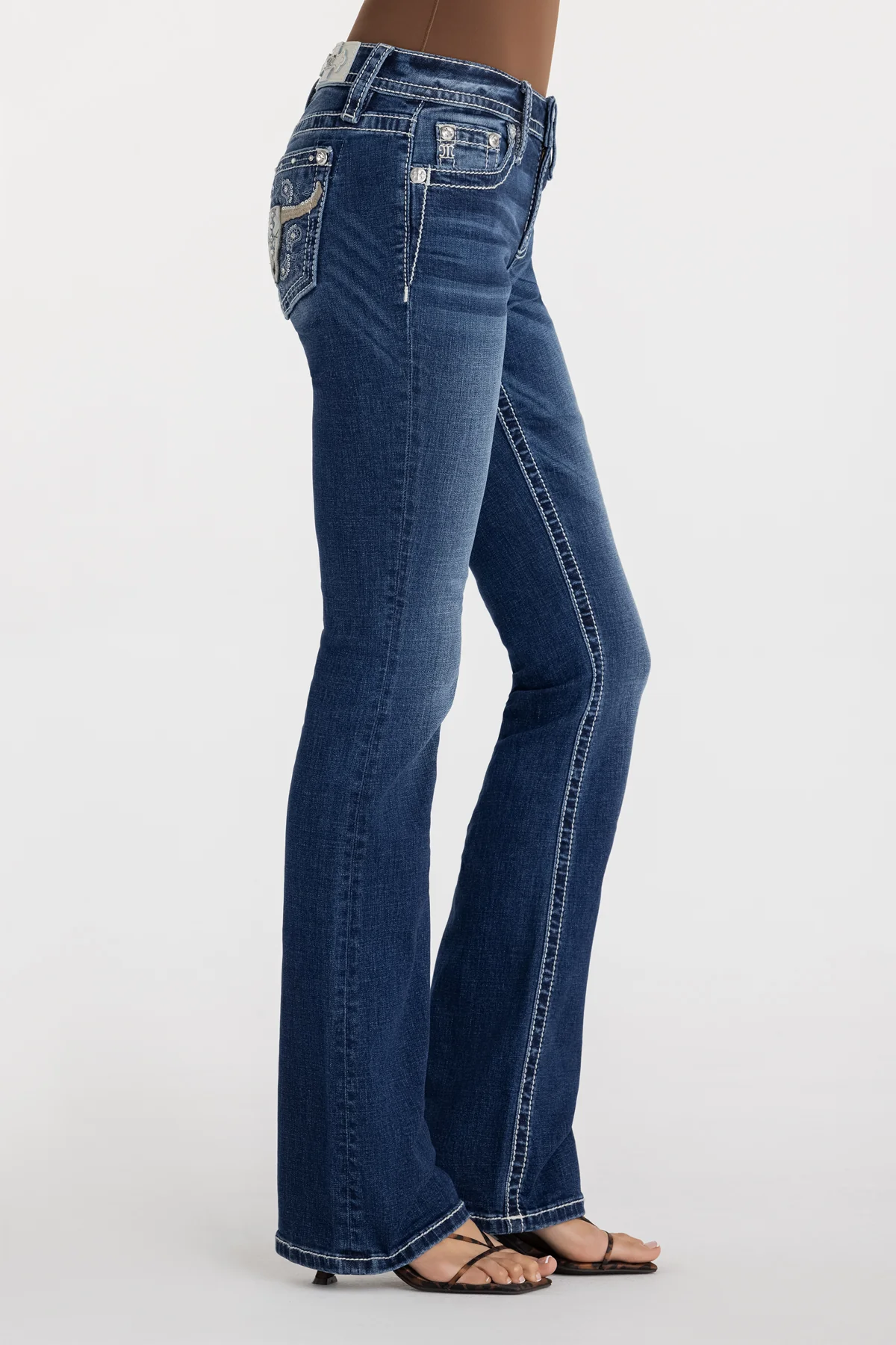 Calista Longhorn Bootcut Jeans - Image 5
