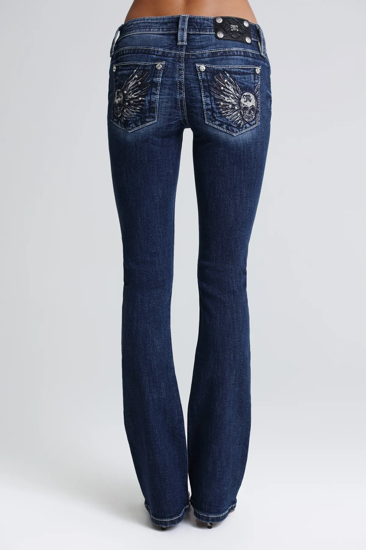 Can't Be Tamed Low Rise Bootcut Jeans - Image 4