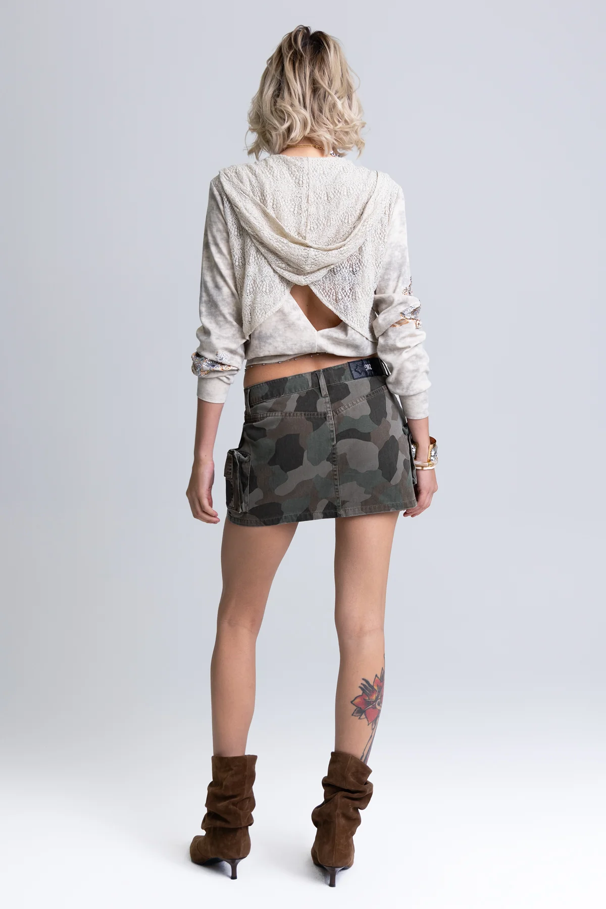 Chase Camo Cargo Skirt - Image 4