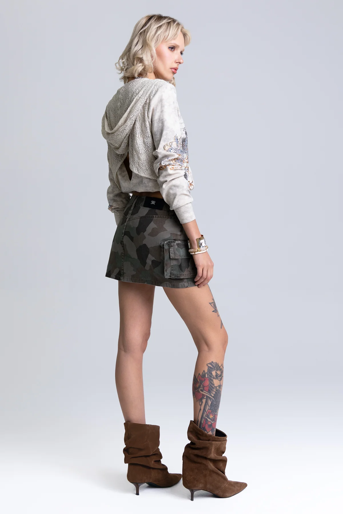 Chase Camo Cargo Skirt - Image 5