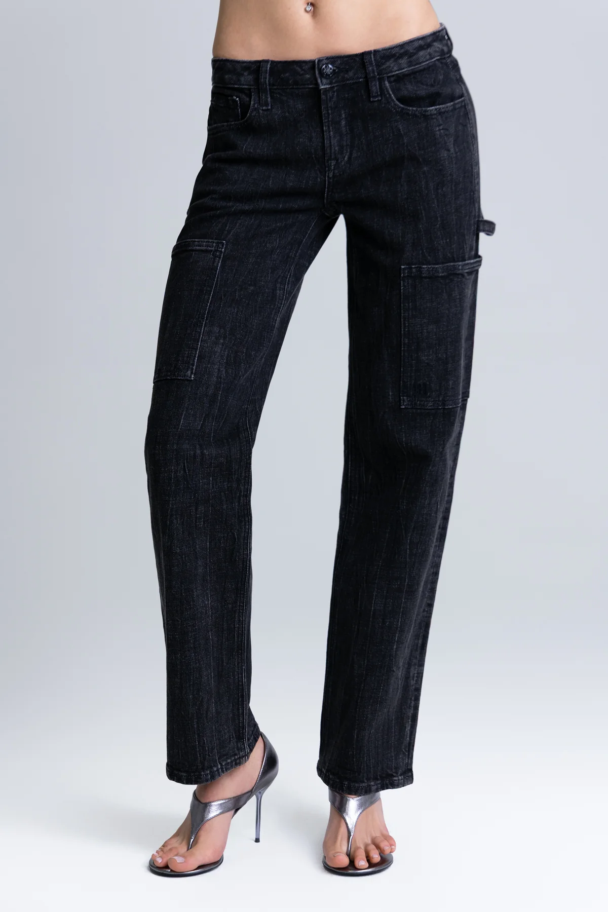 Chelle Low Rise Slim Wide Cargo - Image 5