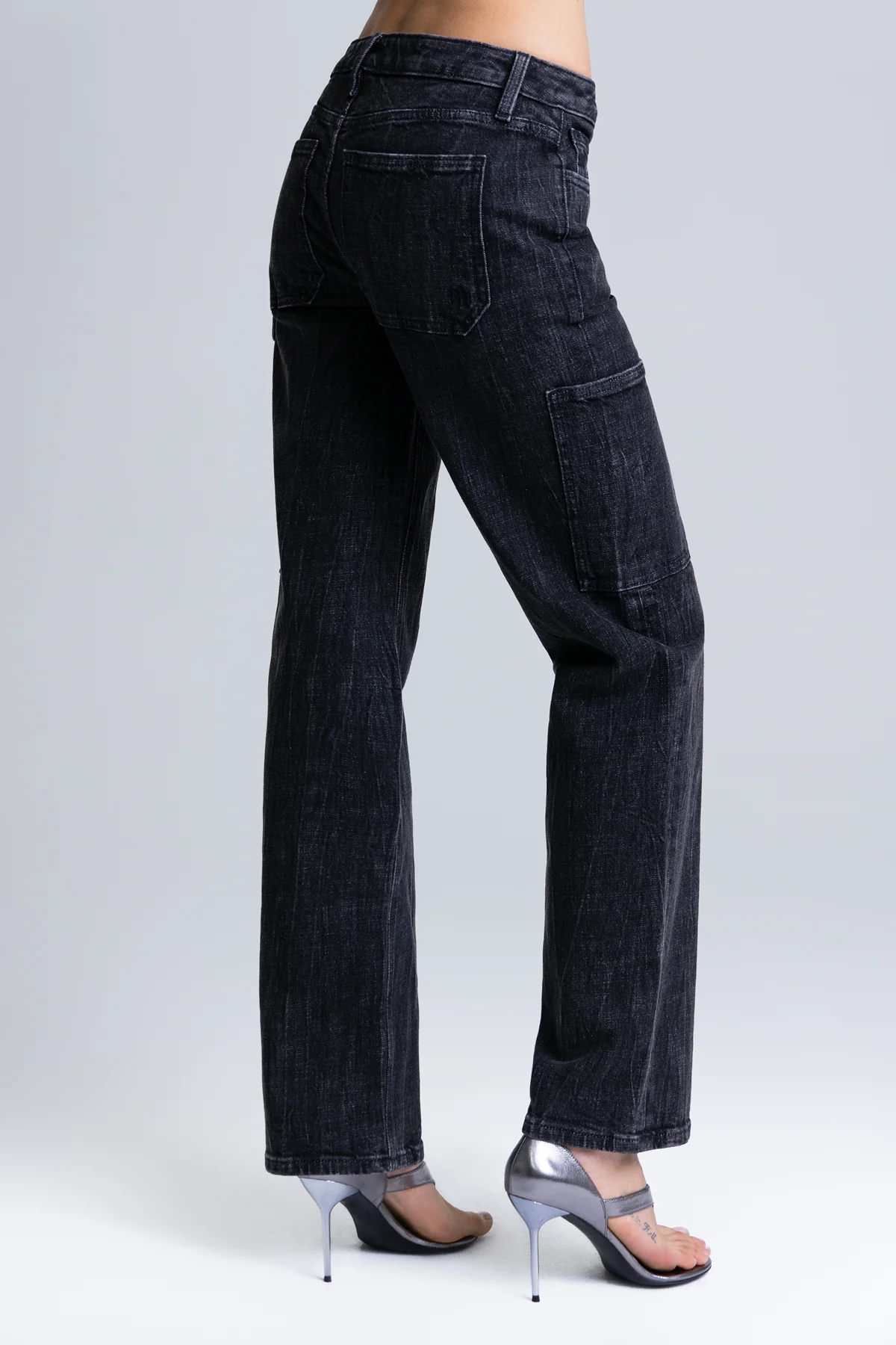 Chelle Low Rise Slim Wide Cargo - Image 7