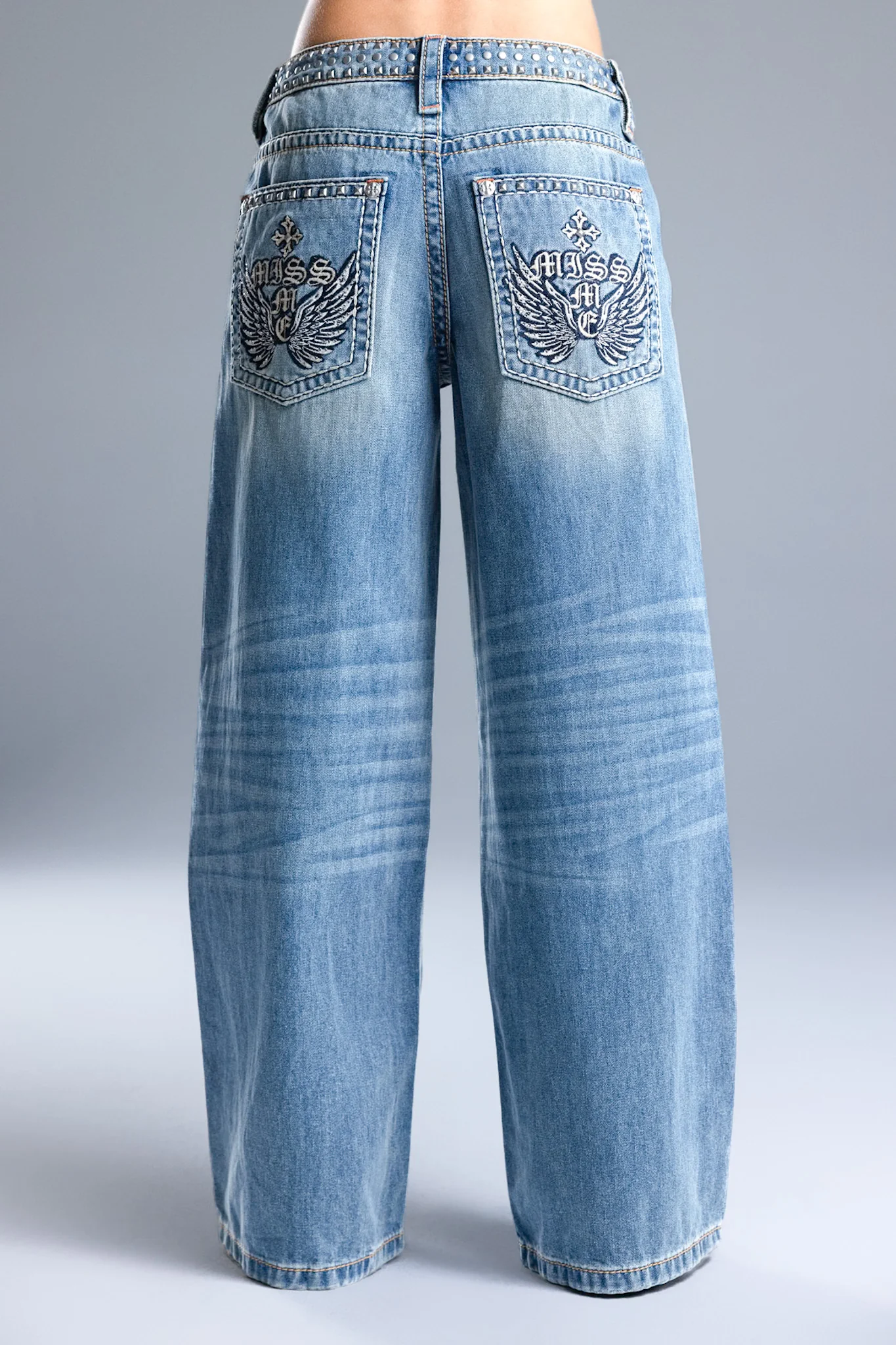 Corina Low Rise Baggy Jeans - Image 5