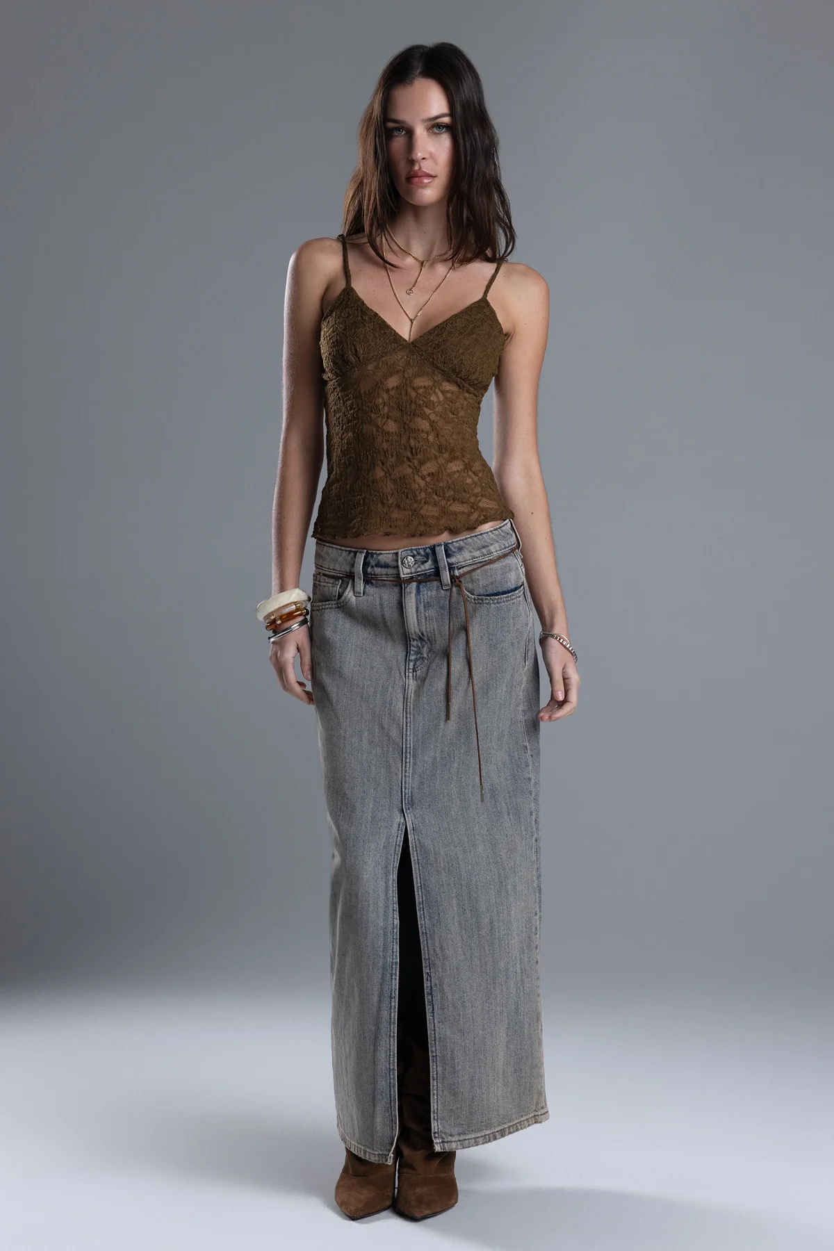 Desiree Low Rise Maxi Skirt - Image 4