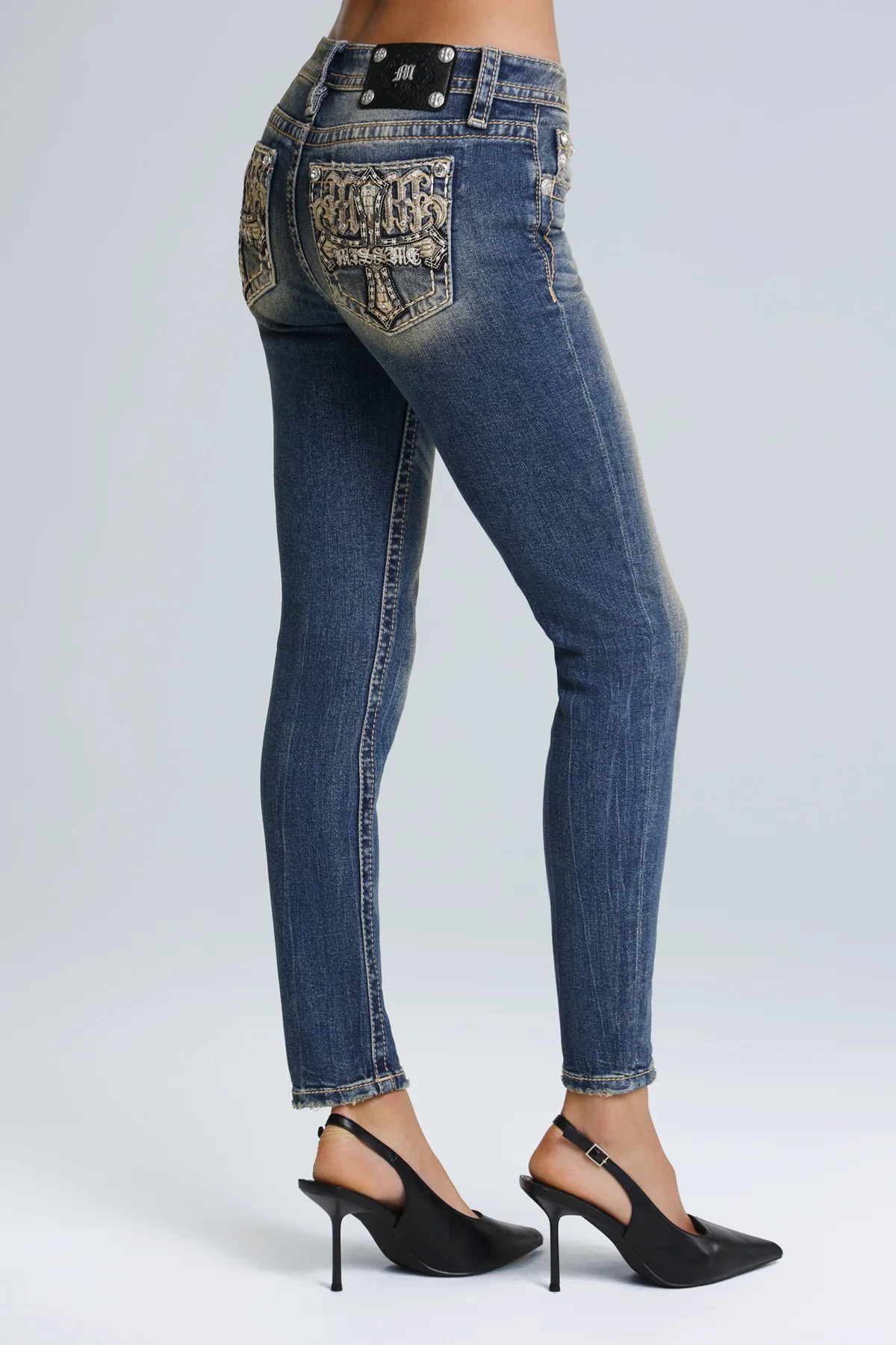 Dune Low Rise Skinny Jeans - Image 7