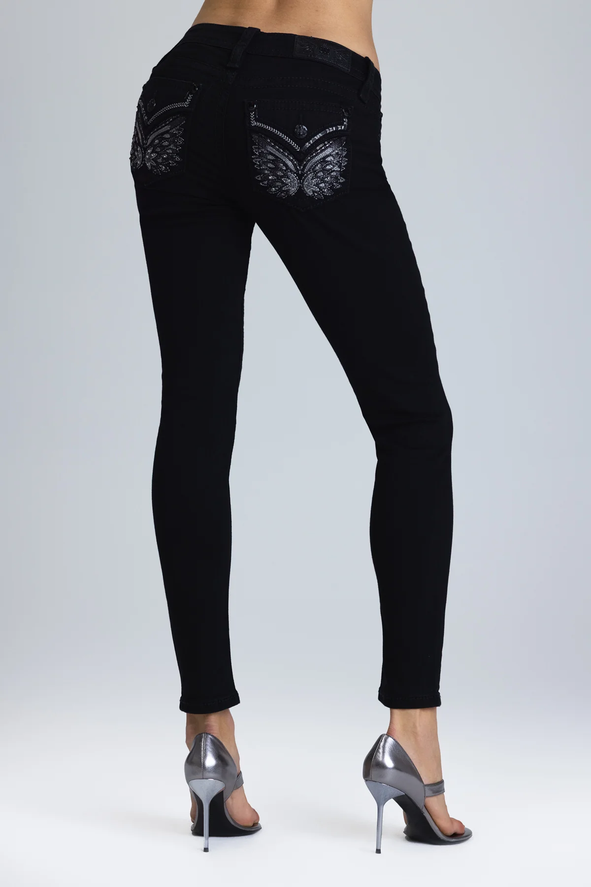 Eclipse Wings Skinny Jeans - Image 6