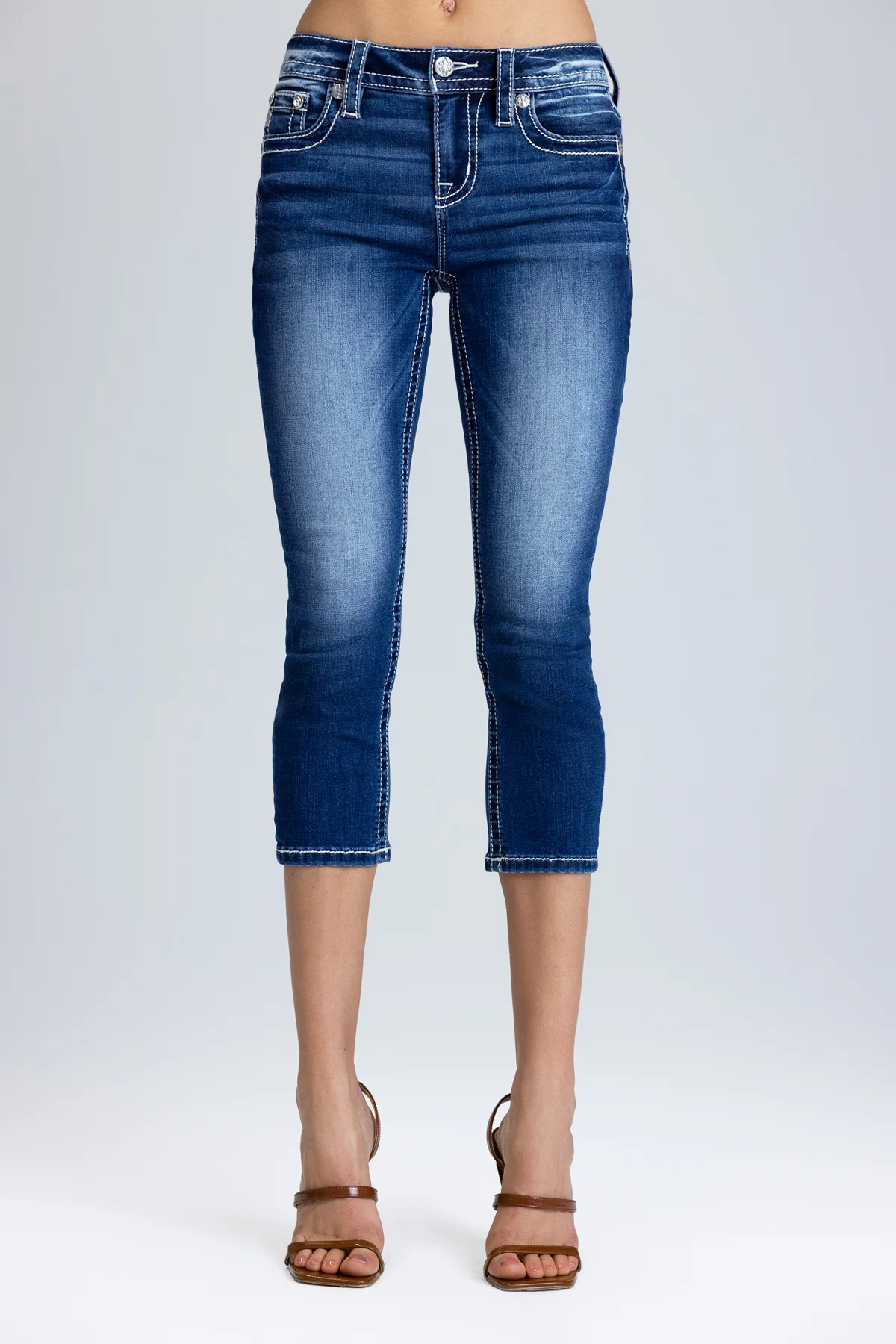 Ellora Fleur Capri Jeans - Image 4