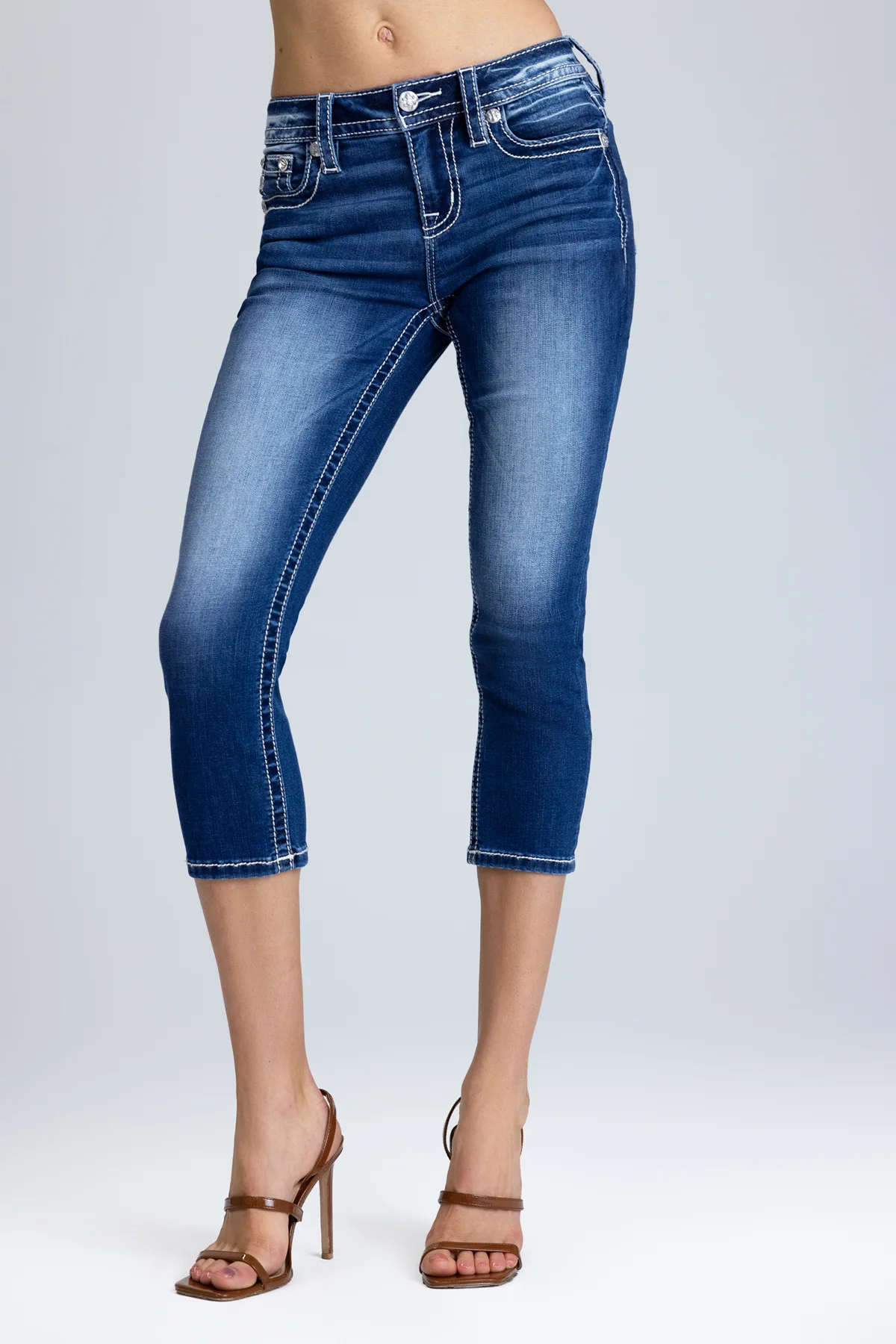Ellora Fleur Capri Jeans - Image 5