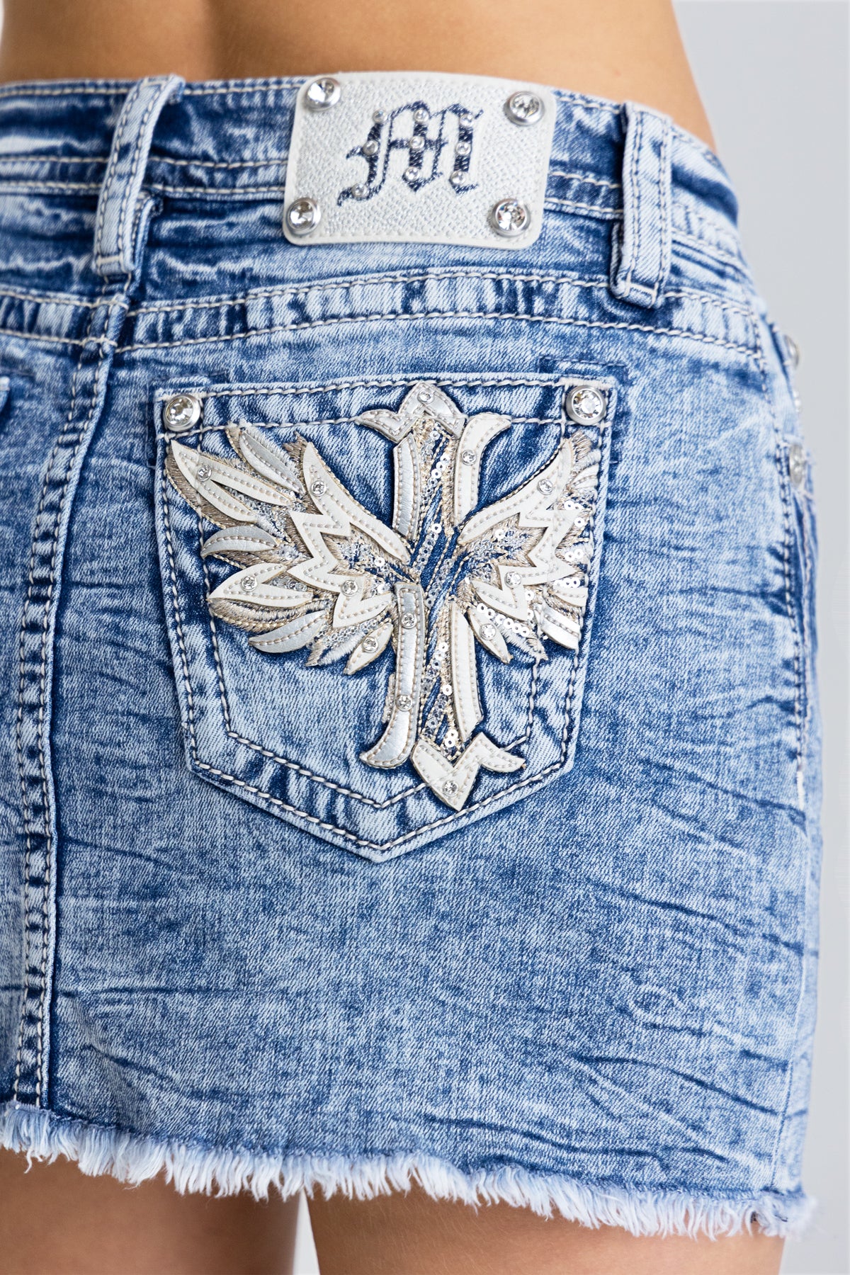 Elysian Denim Skirt - Image 2