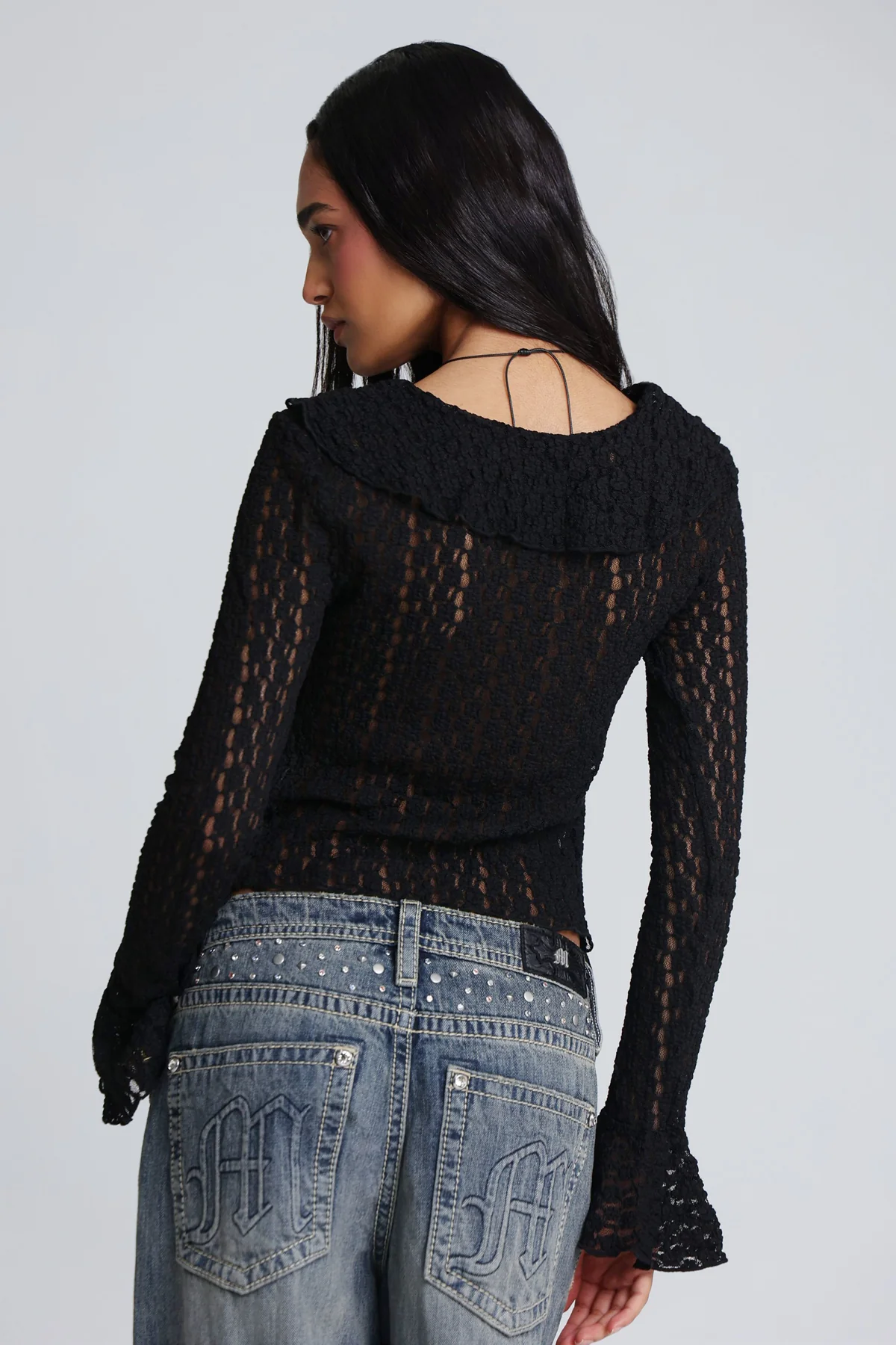 Emory Lace Ruffle Top - Image 9
