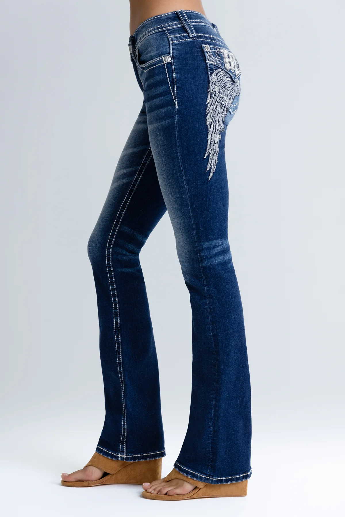 Ethereal Low Rise Bootcut Jeans - Image 6