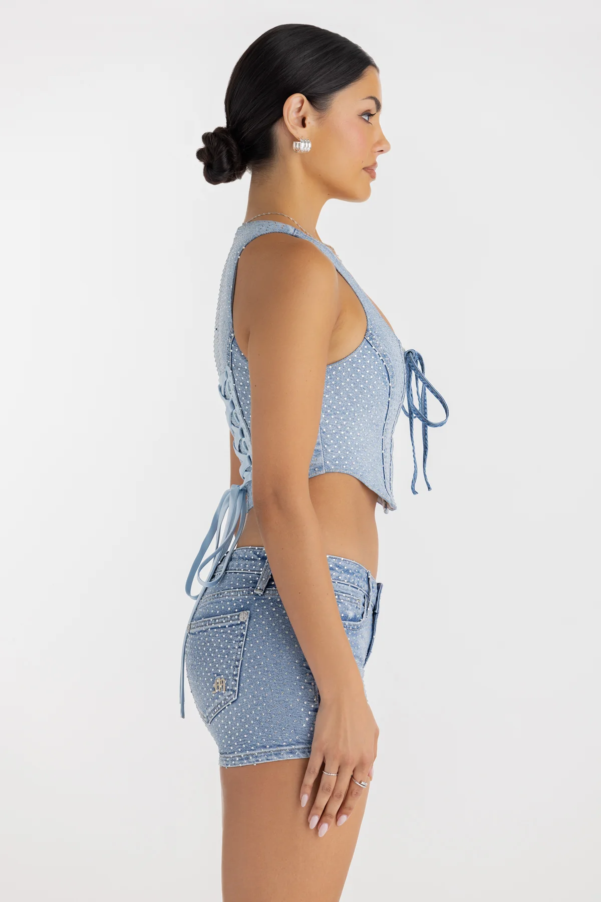 Evy Rhinestone Corset - Image 4
