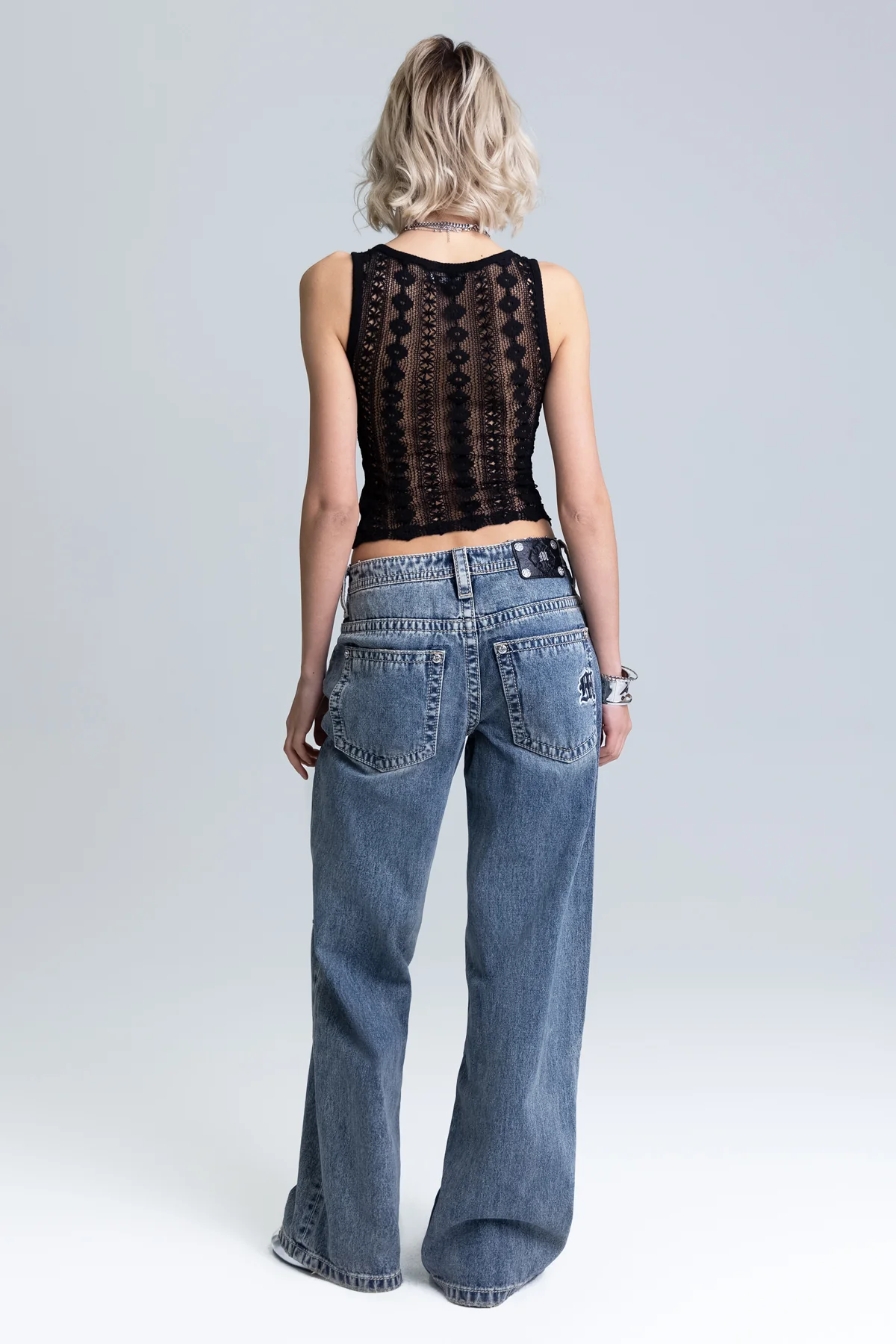 Flint Low Rise Baggy Jeans - Image 5