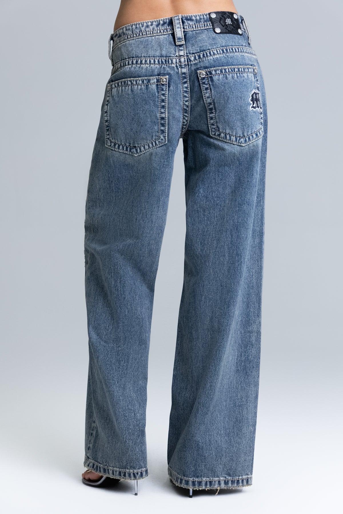 Flint Low Rise Baggy Jeans - Image 7