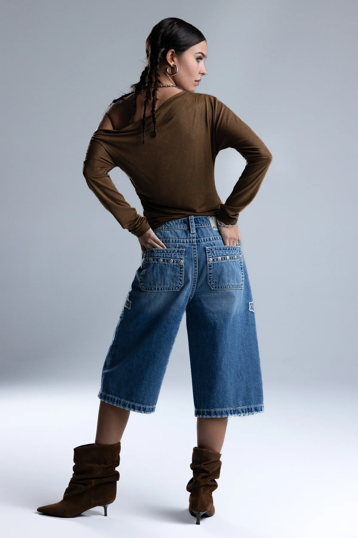 Gaia Cowl Neck Top - Image 4
