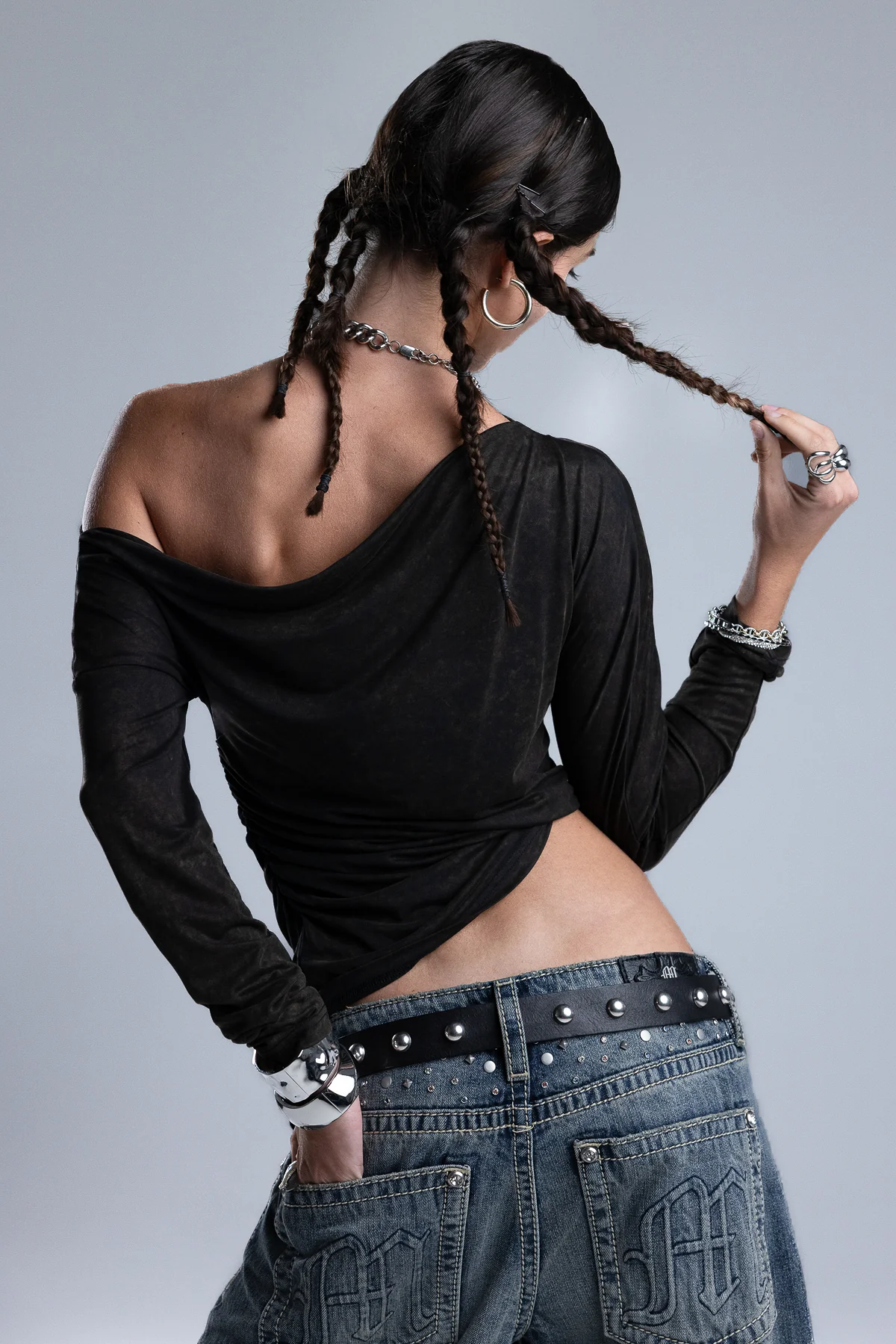 Gaia Cowl Neck Top - Image 7
