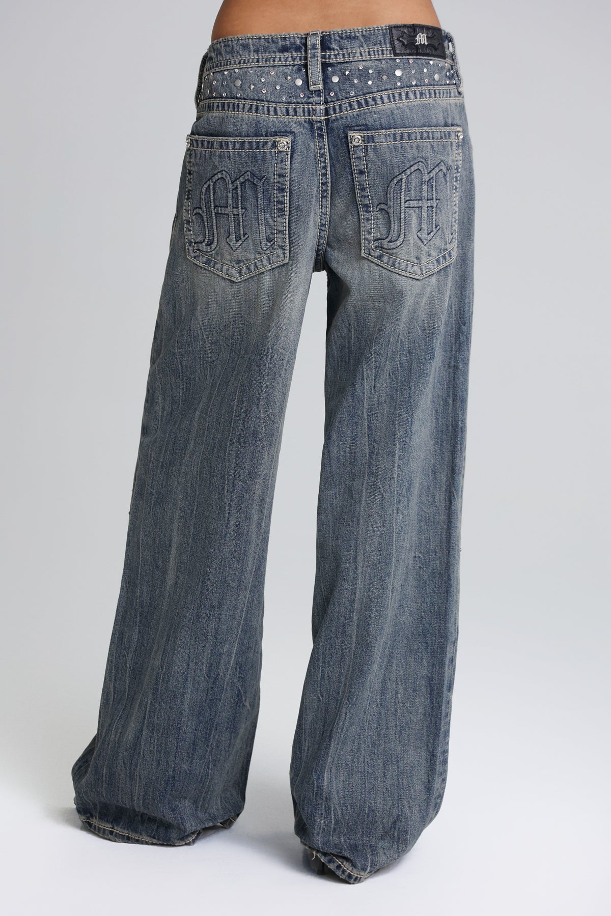Harmony Studded Baggy Jeans - Image 6