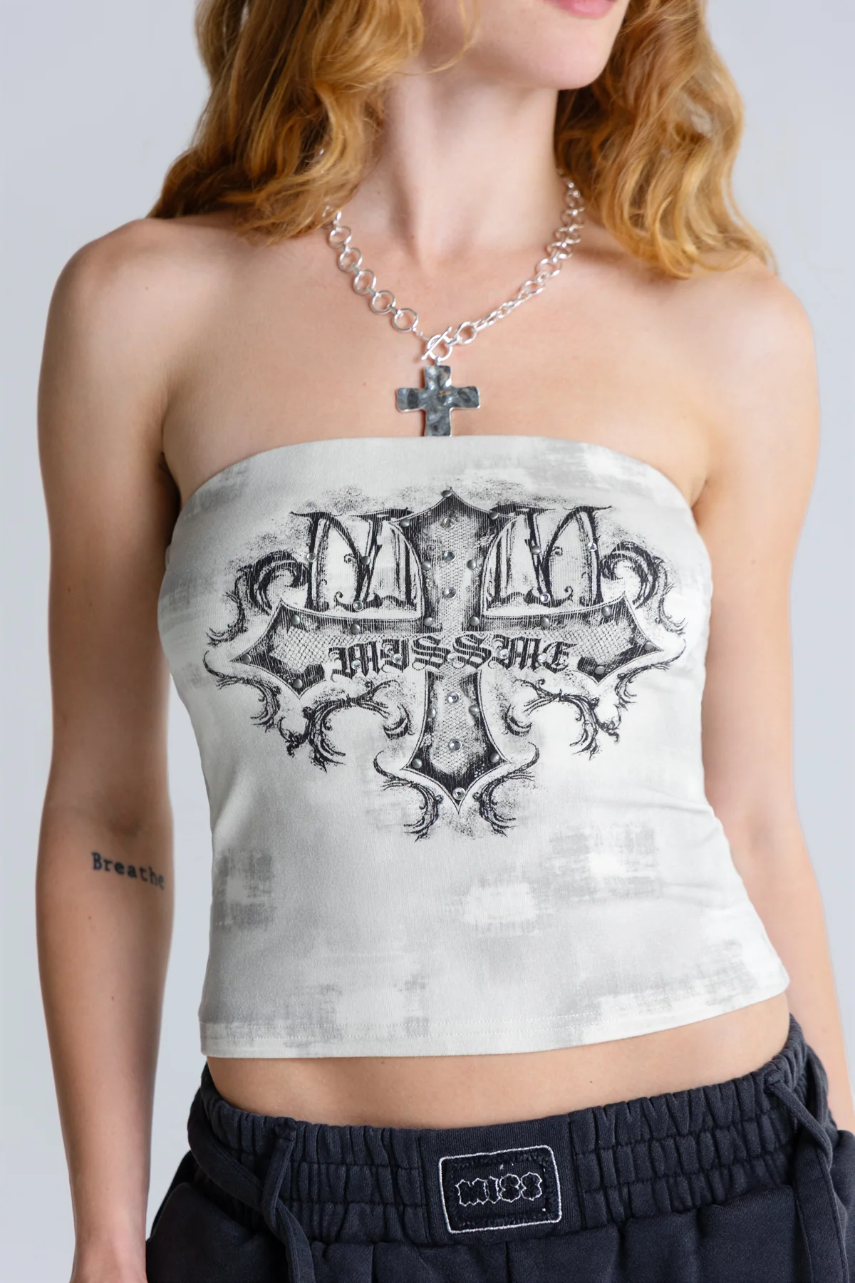 Hex Graphic Tube Top - Image 5