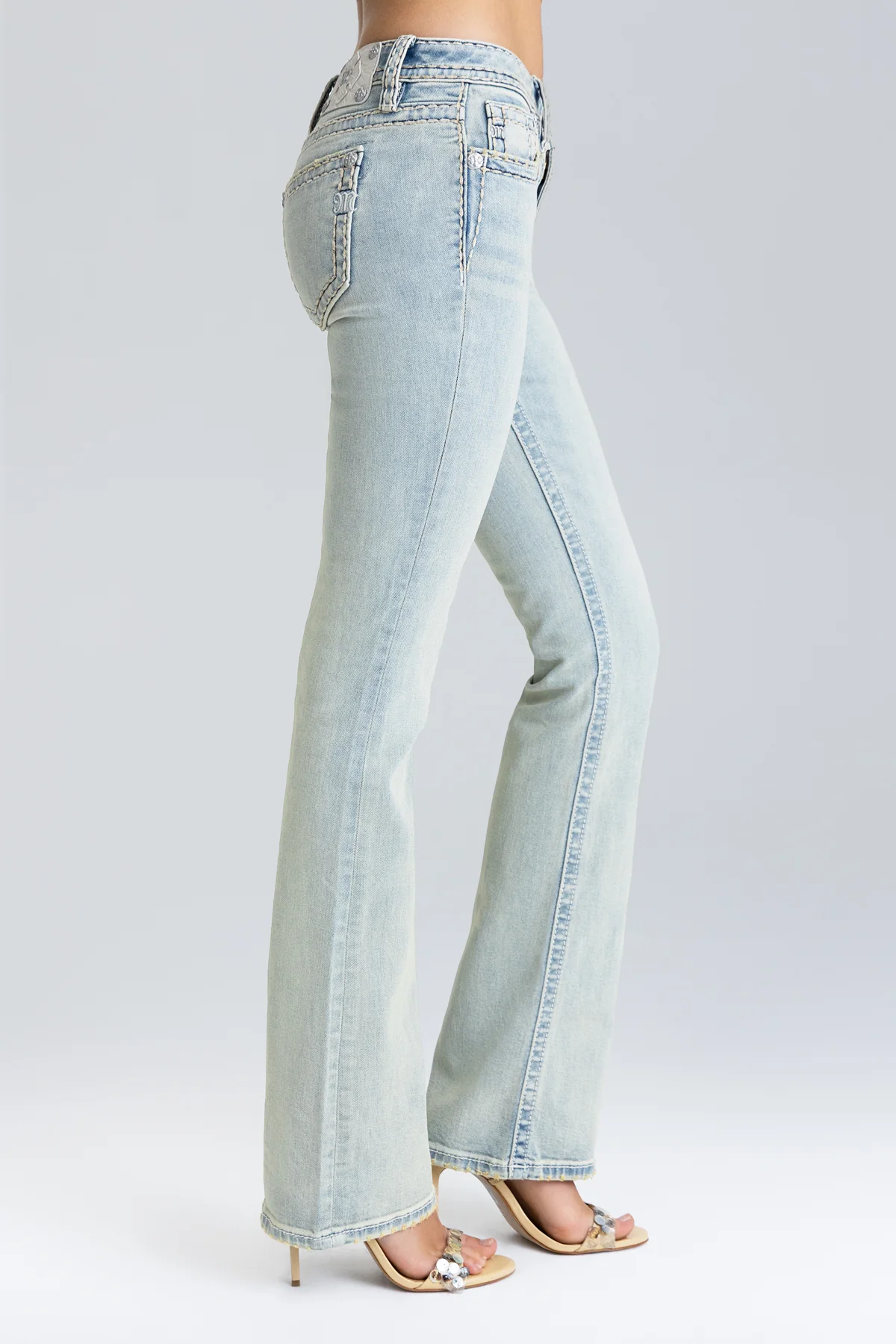 Imali Stitched Bootcut Jeans - Image 3