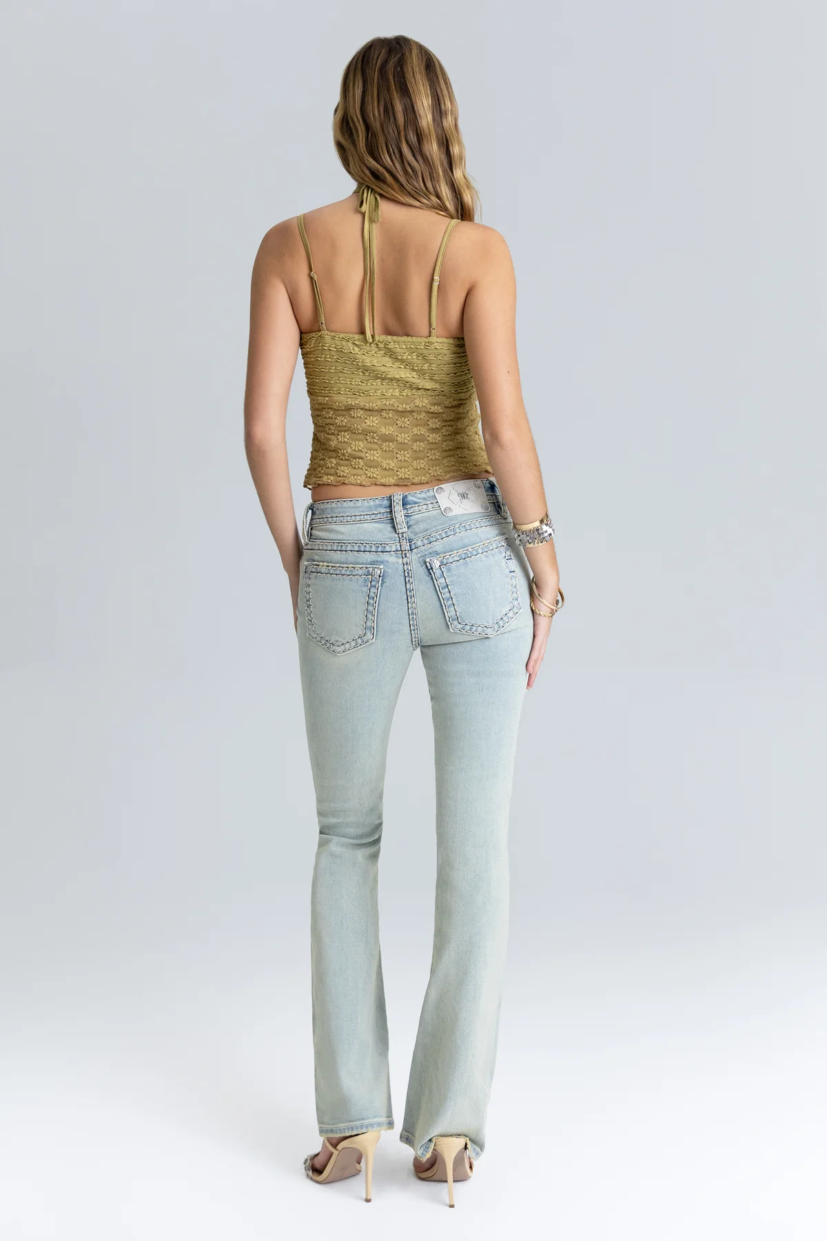 Imali Stitched Bootcut Jeans - Image 6