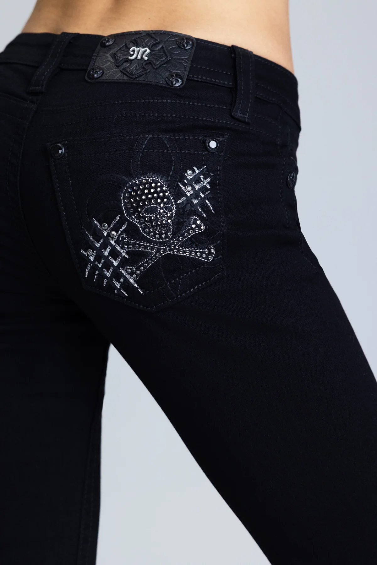 Jax Fleur Low Rise Bootcut Jeans