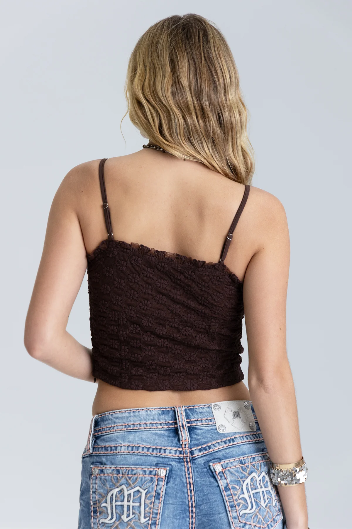 Juliette Ruched Lace Cami - Image 2