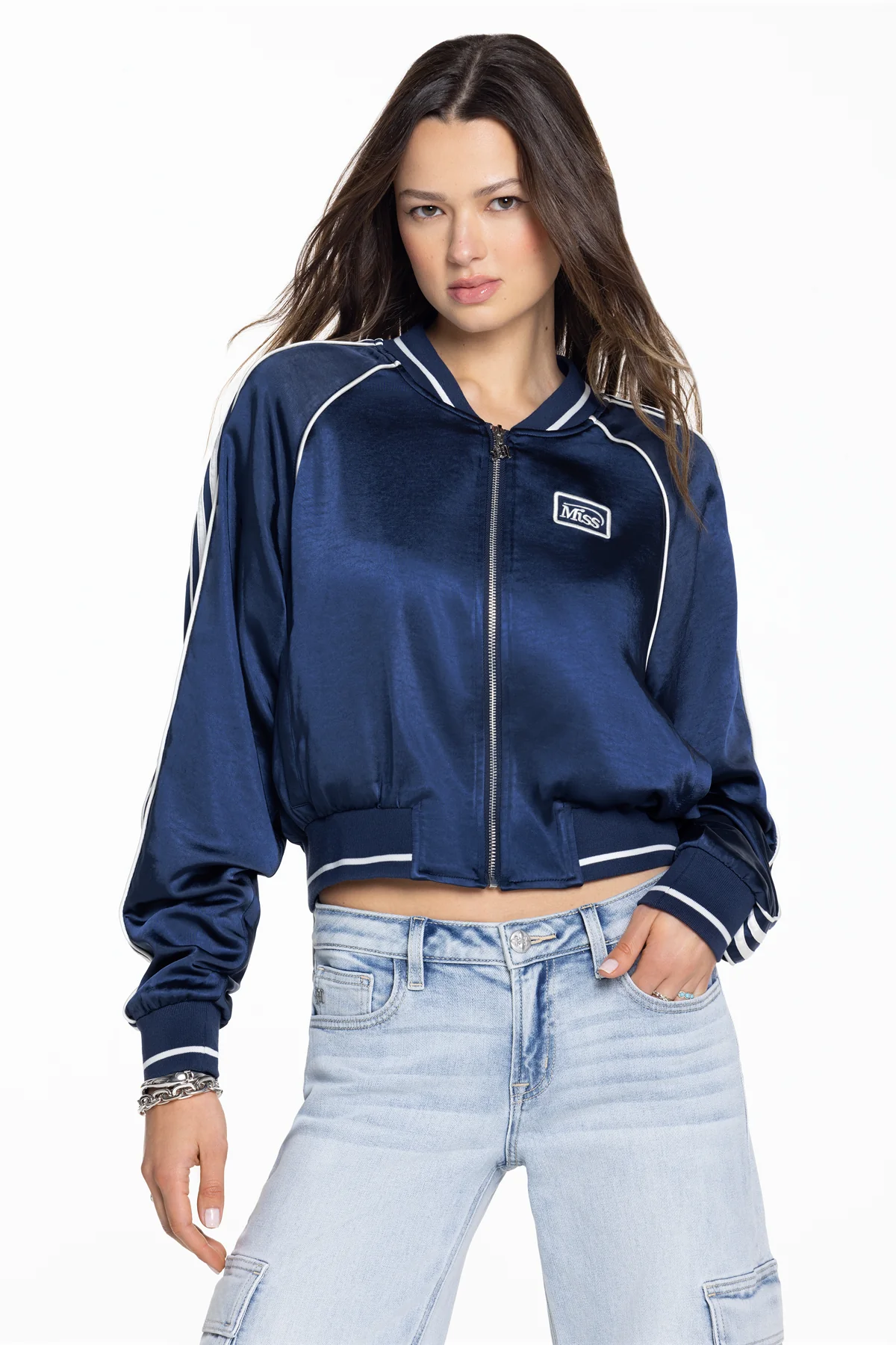 Kaia Satin Jacket - Image 8