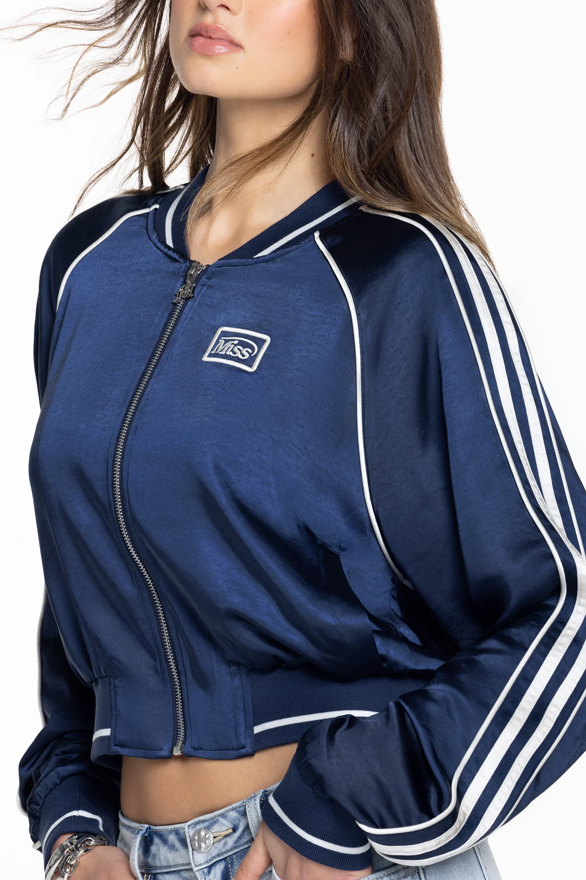 Kaia Satin Jacket - Image 9