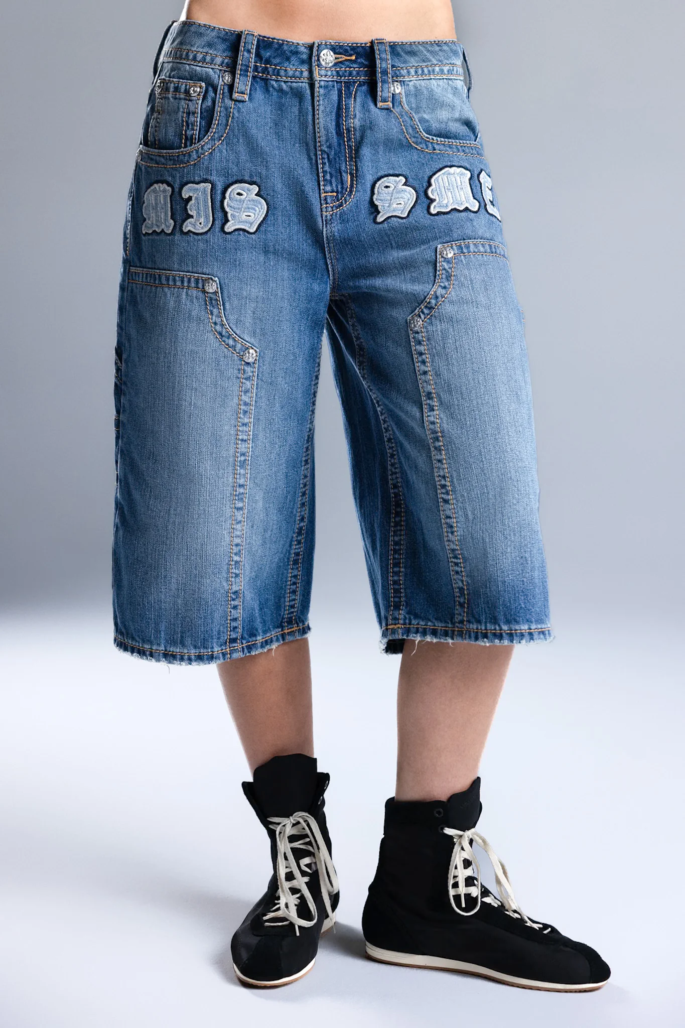 Kaitlyn Baggy Utility Jorts - Image 3