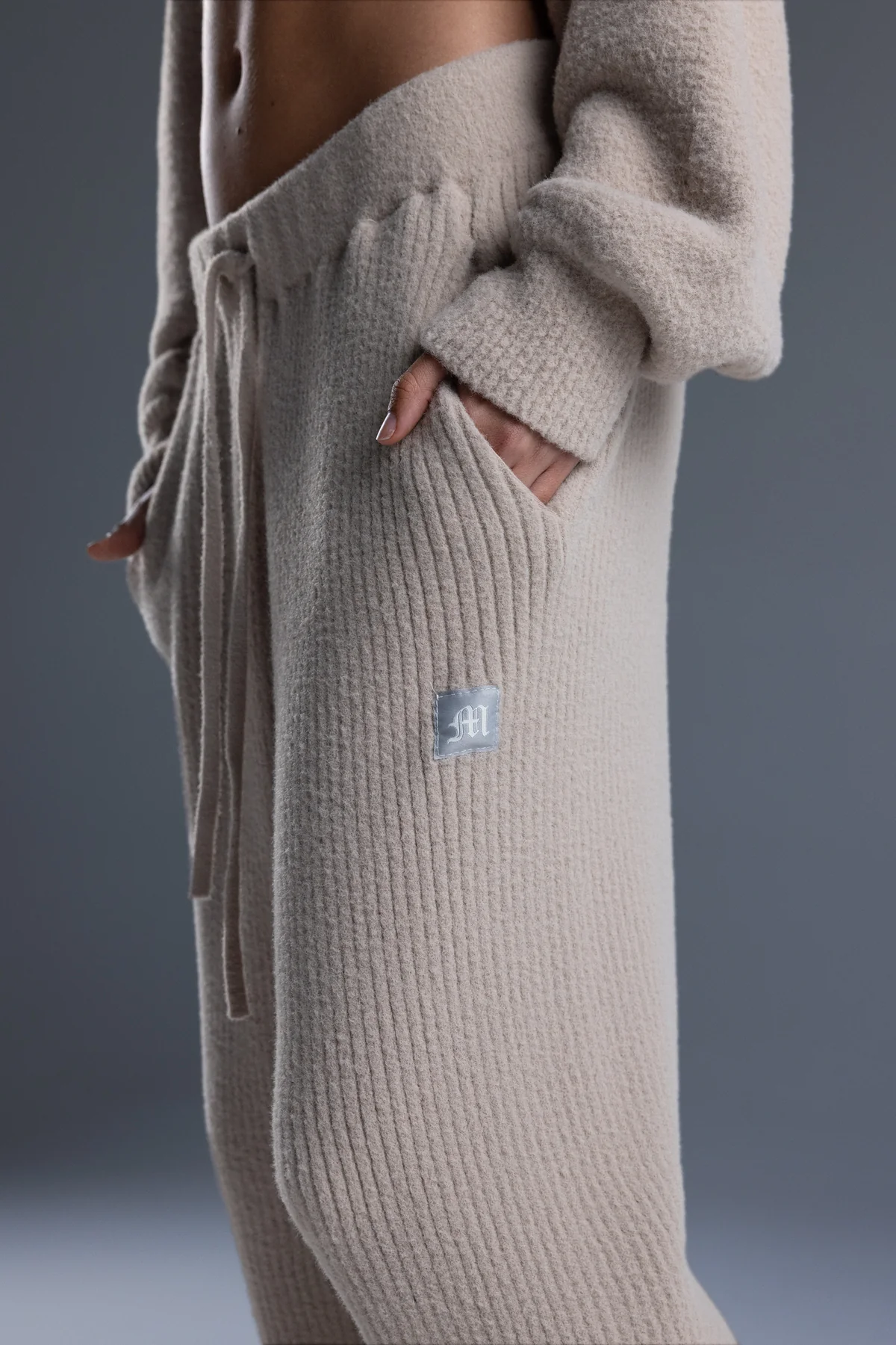 Kimora Flared Knit Sweatpants - Image 2