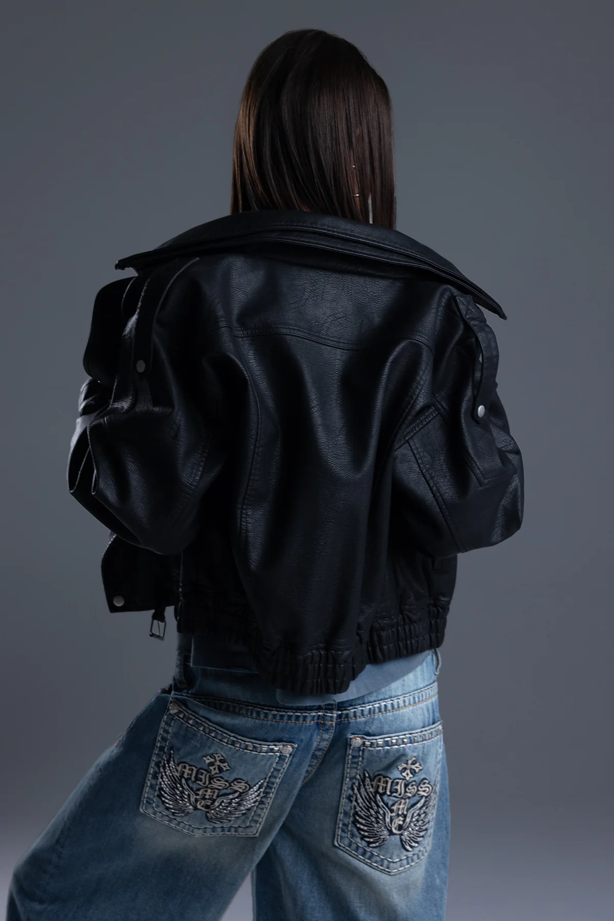Lonnie Leather Jacket - Image 2