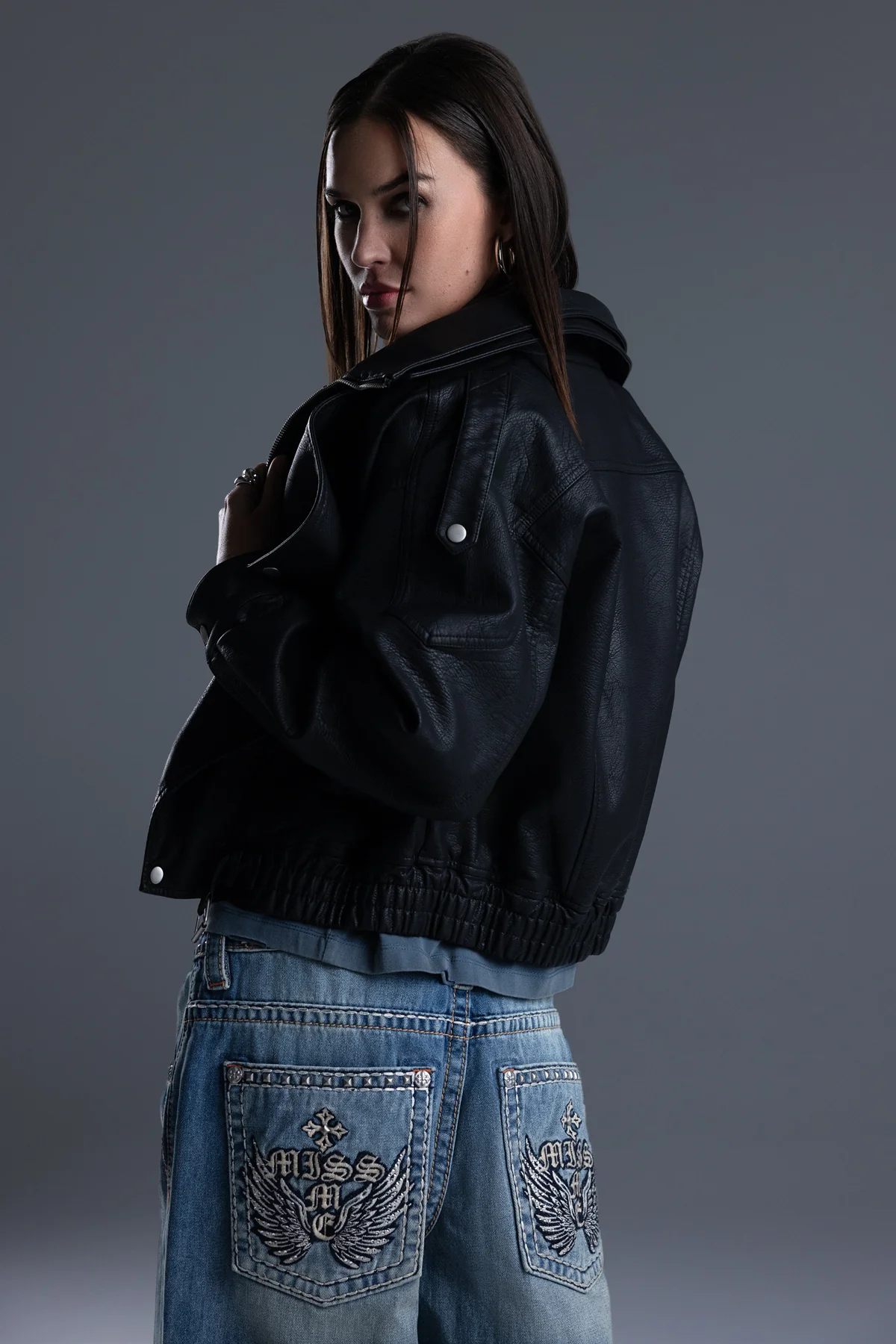 Lonnie Leather Jacket - Image 3