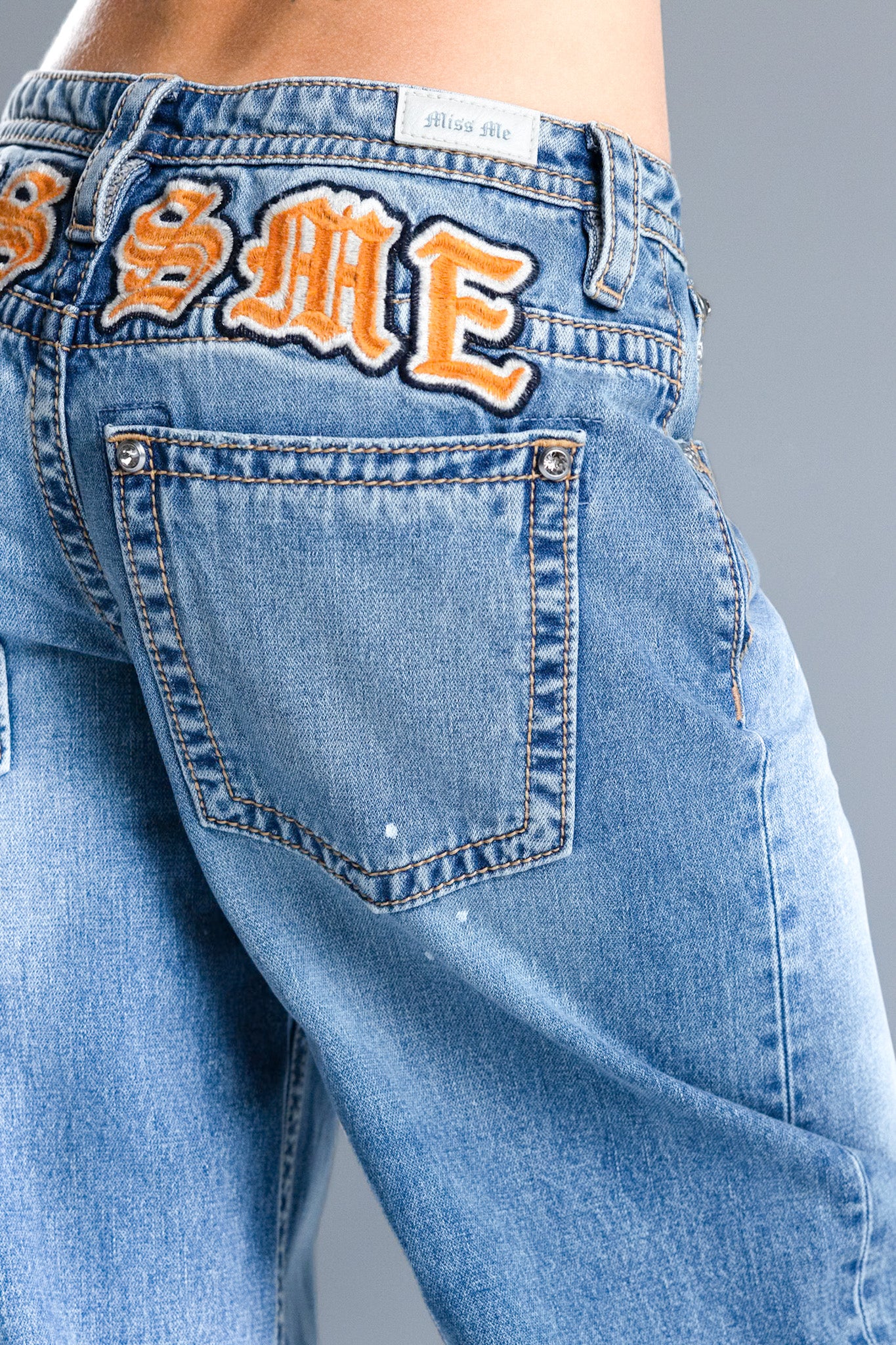 Lyrix Low Rise Baggy Jeans - Image 4