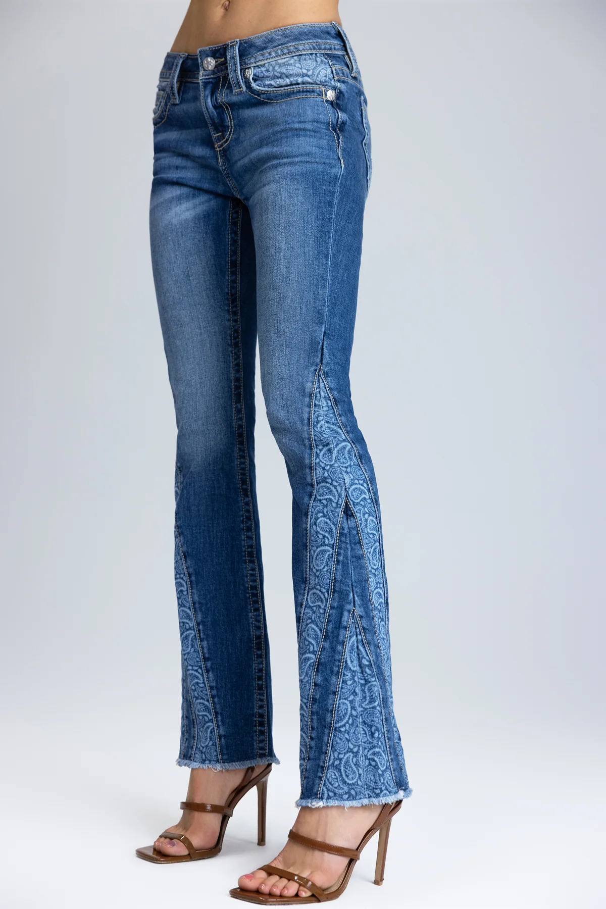Monica Slit Bootcut Jeans - Image 4