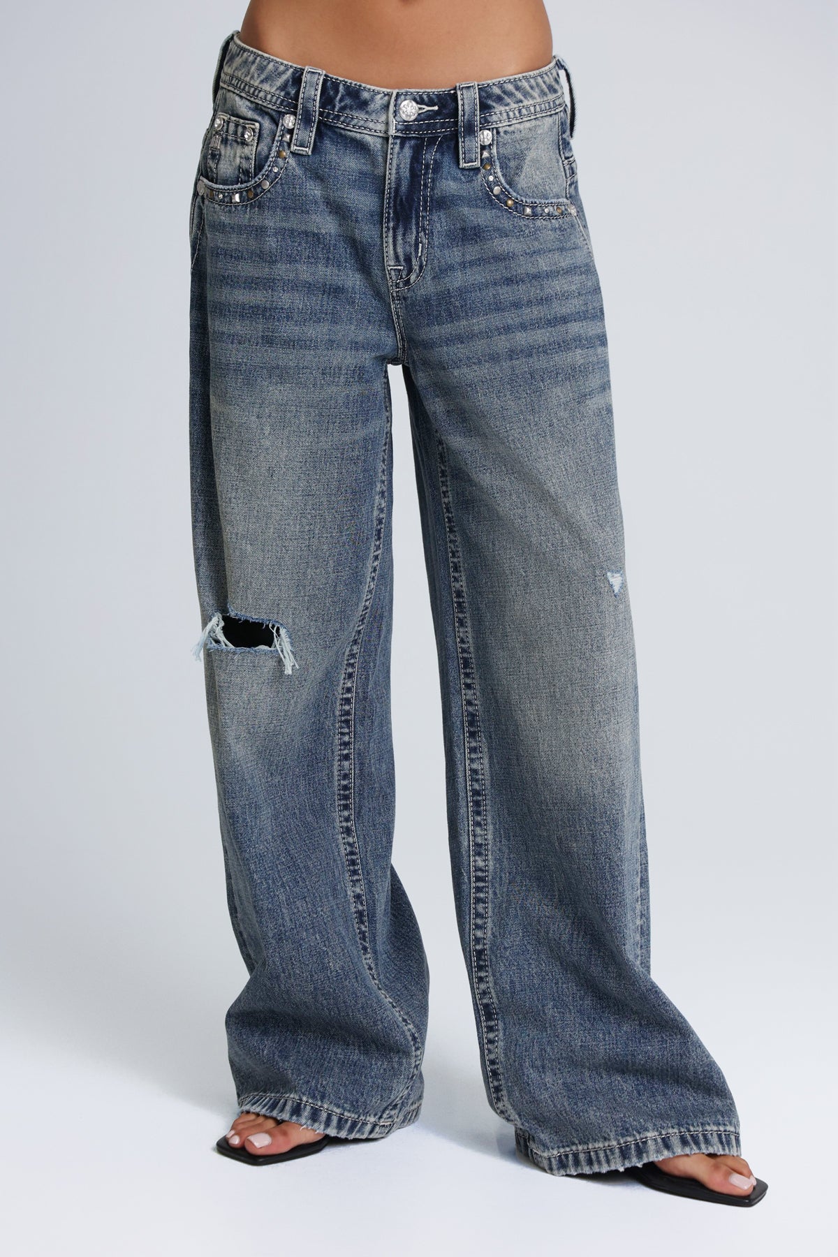 Nocturne Low Rise Baggy Jeans - Image 6