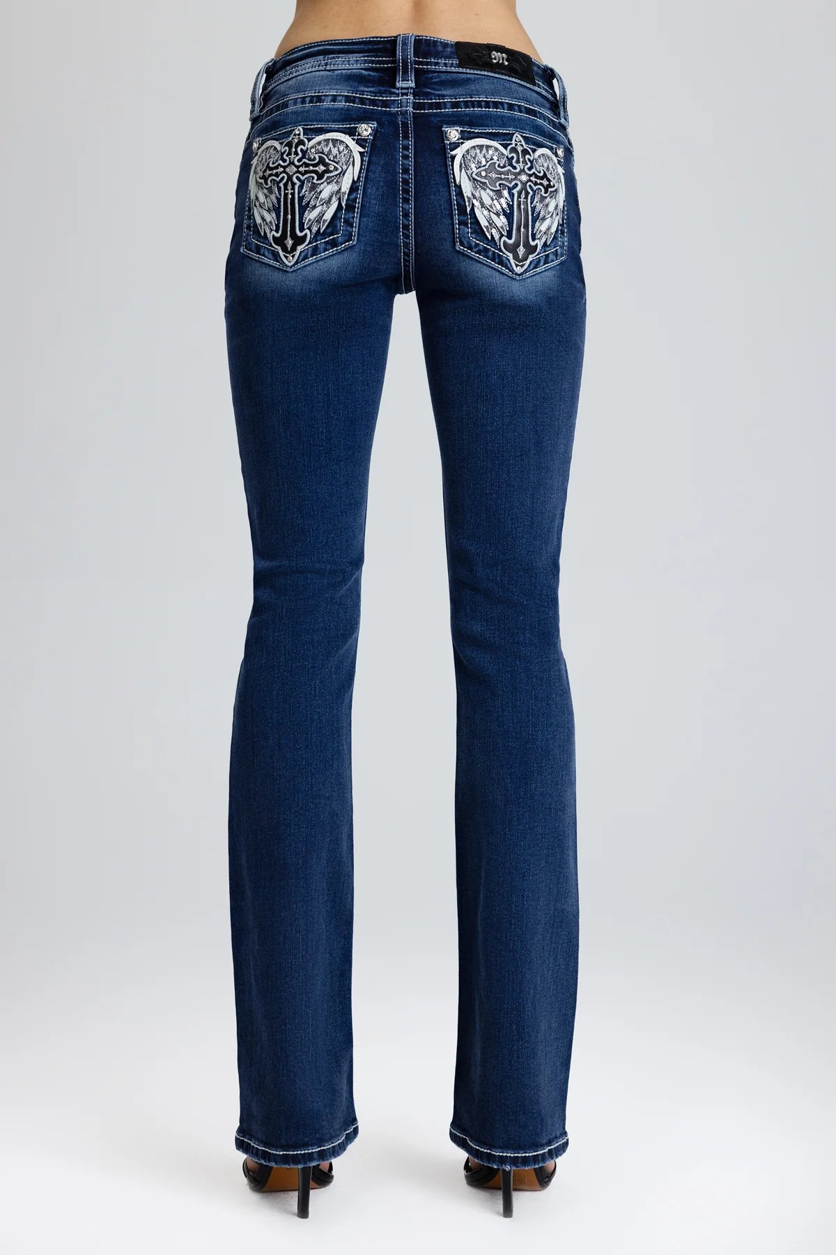 Orlaith Cross Bootcut Jeans
