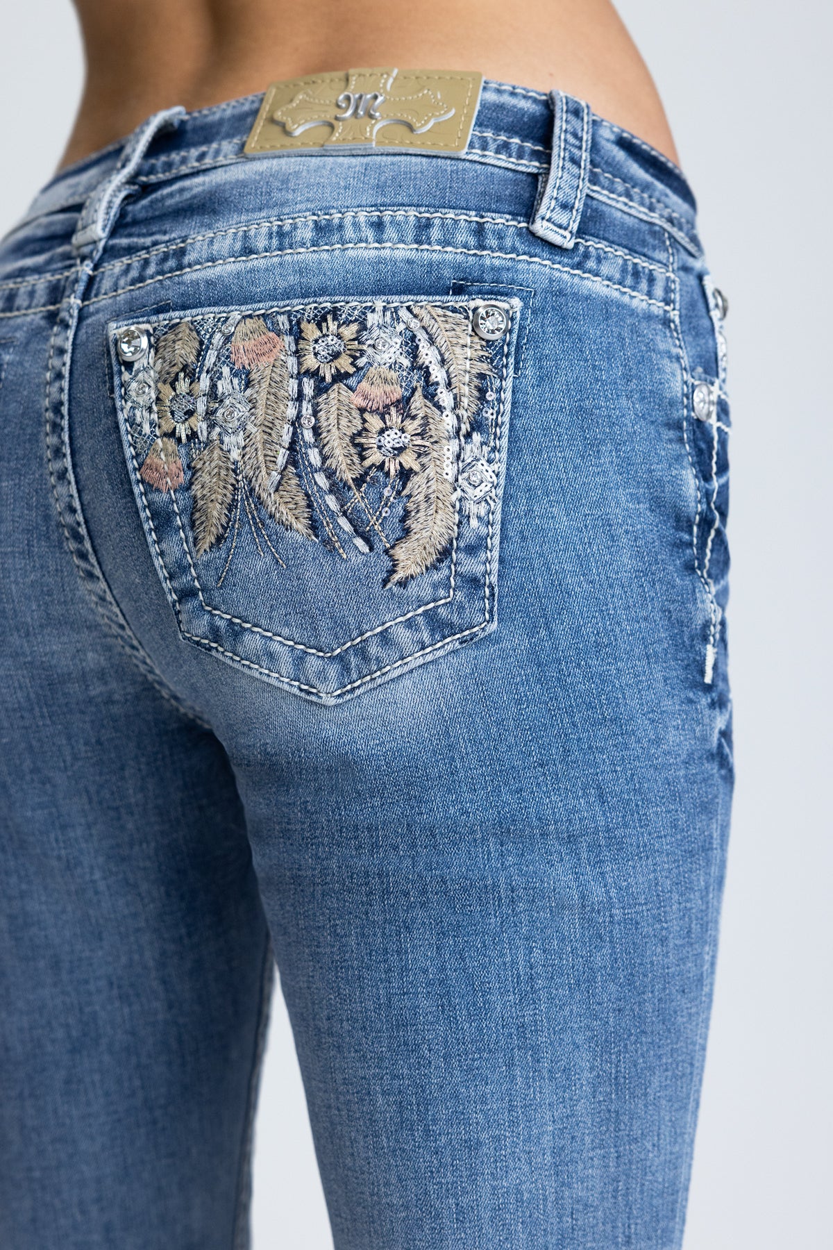 Sariya Floral Bootcut Jeans - Image 4