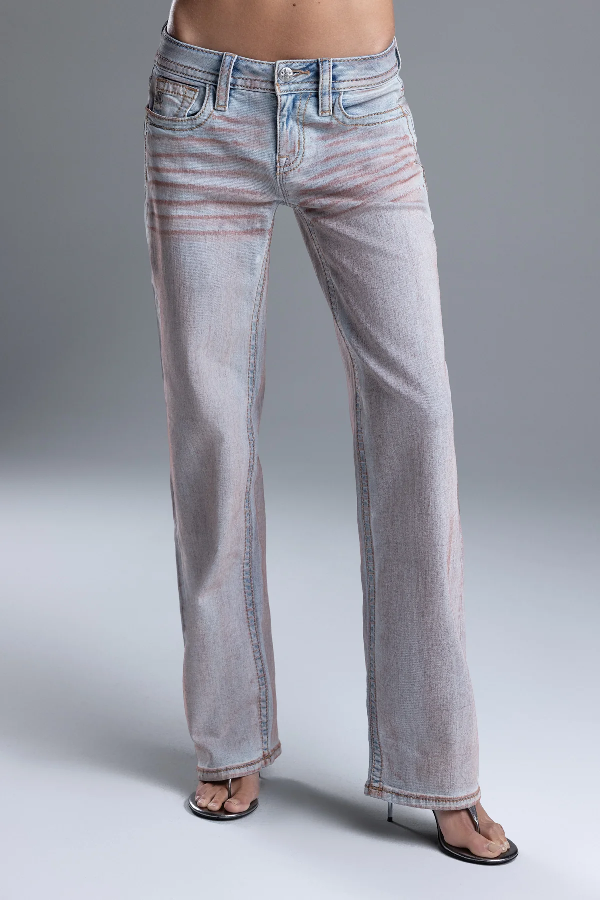 Scarlett Low Rise Slim Wide Jeans