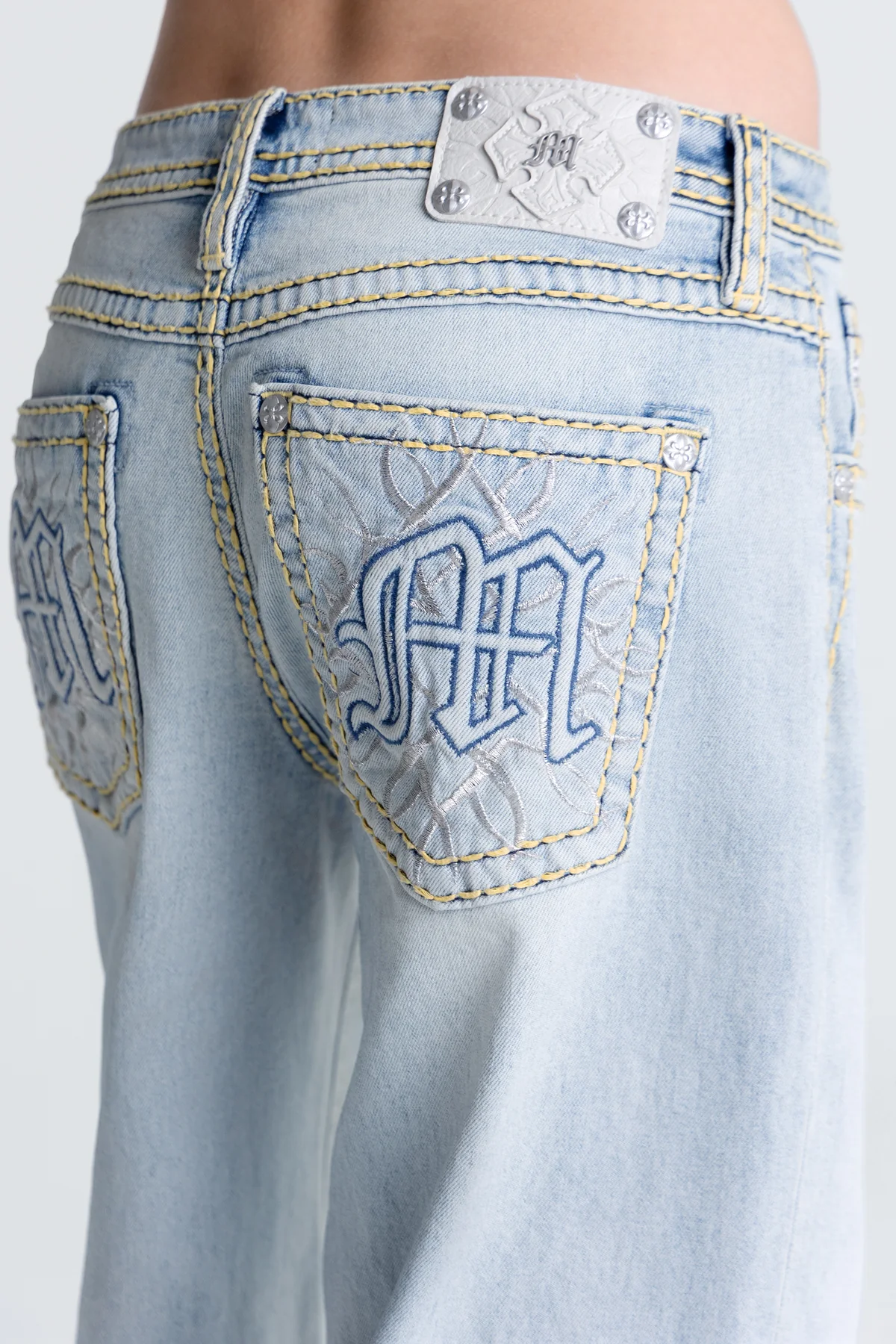 Siren Stitched Baggy Jeans - Image 5